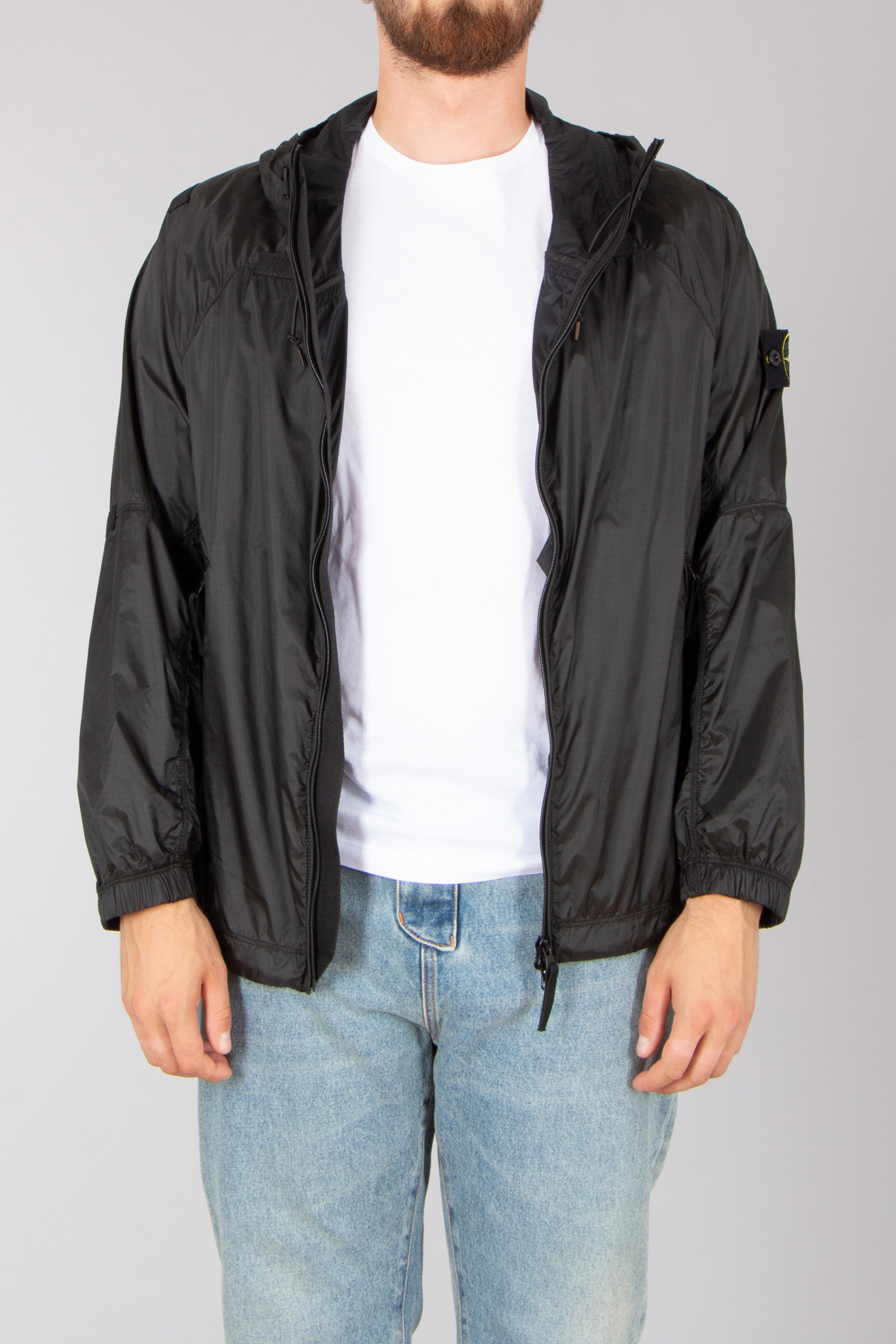 STONE ISLAND Regular Fit Ripstop Light HT Nylon Jacket Bekleidung, Mantel, Jacke, Jeans, Hosen