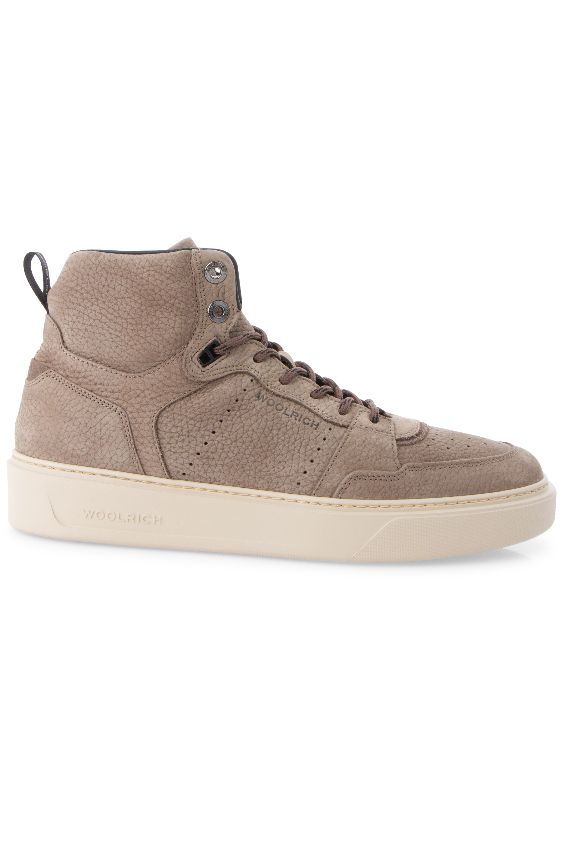 WOOLRICH Mid Leather Sneakers Classic Tennis WOOLRICH Mid Leather Sneakers Classic Tennis