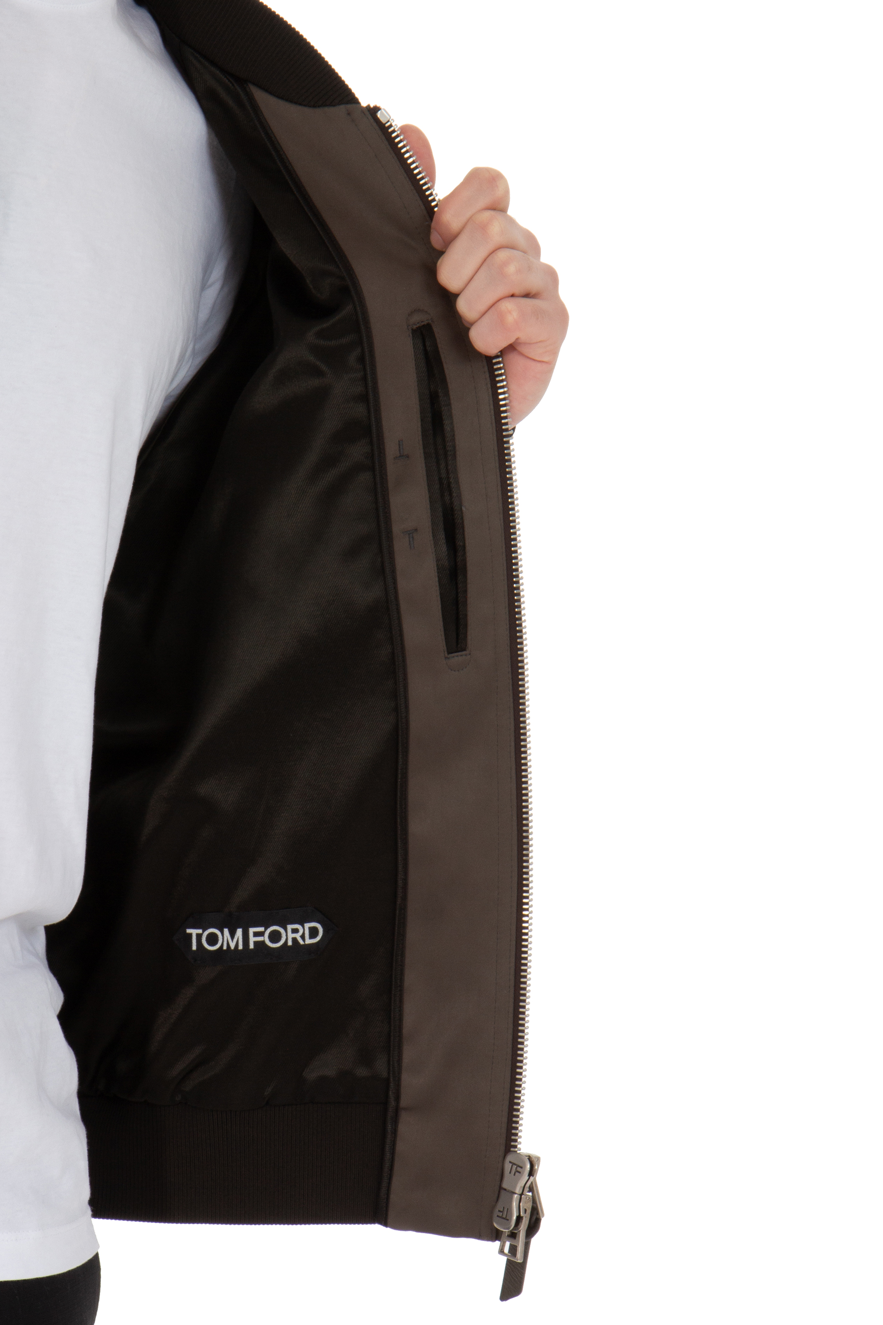 TOM FORD Viscose Bomber Jacket Cady TOM FORD Viscose Bomber Jacket Cady
