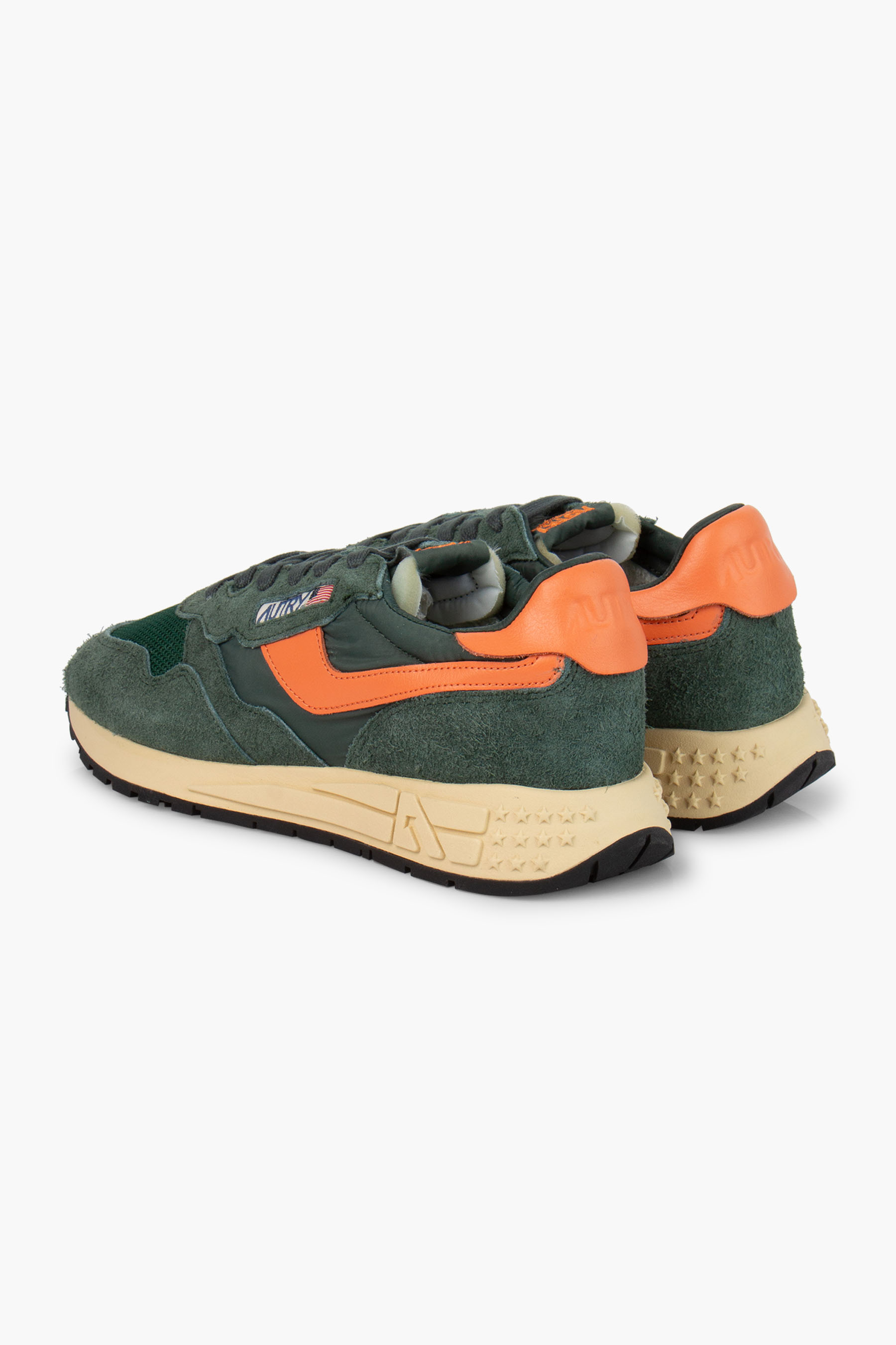 AUTRY Stone Wash Suede & Mesh Sneakers Reelwind Low AUTRY Stone Wash Suede & Mesh Sneakers Reelwind Low
