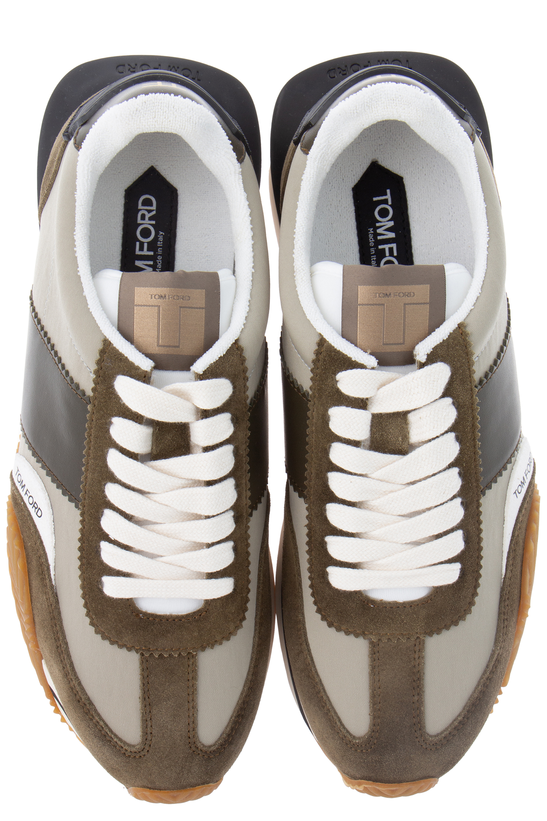 TOM FORD Paneled Nylon & Suede Sneakers James TOM FORD Paneled Nylon & Suede Sneakers James