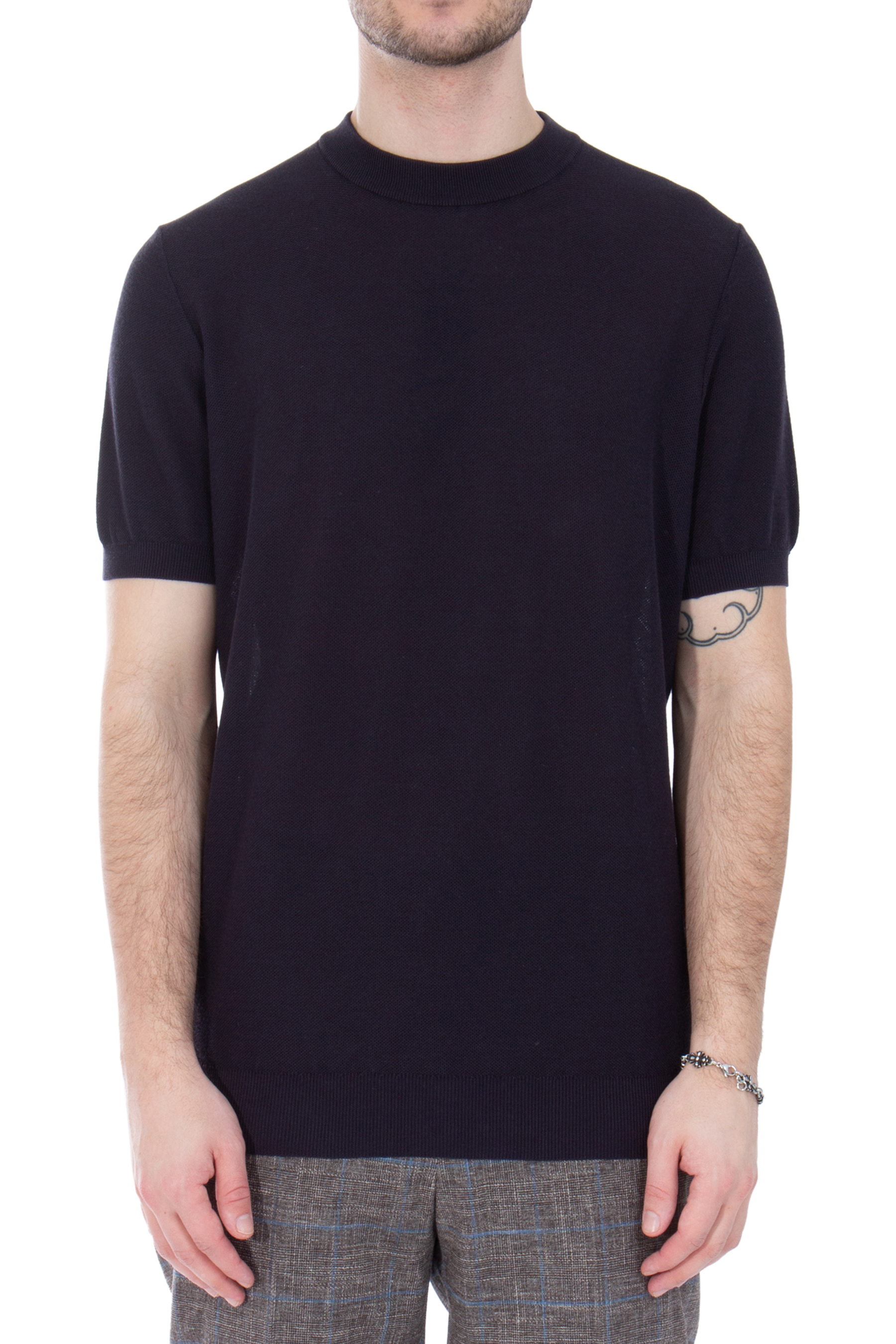 COLOMBO Knitted Cotton T-Shirt