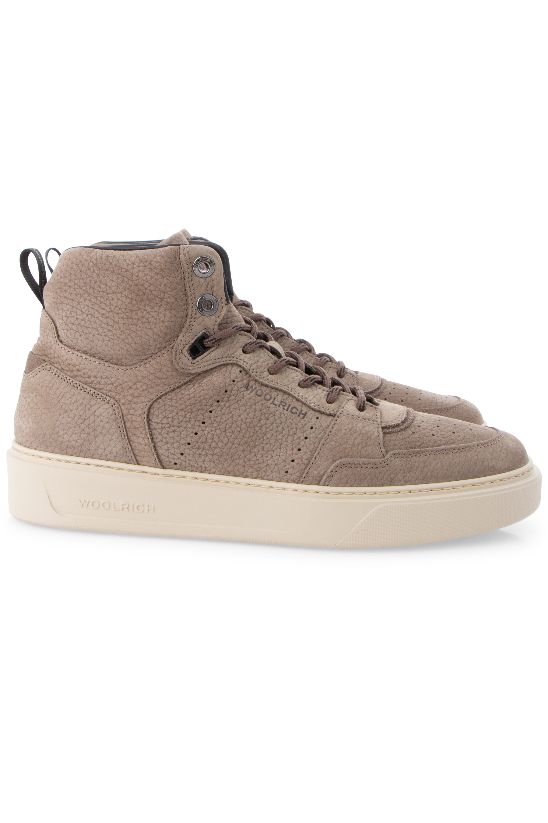 WOOLRICH Mid Leather Sneakers Classic Tennis WOOLRICH Mid Leather Sneakers Classic Tennis