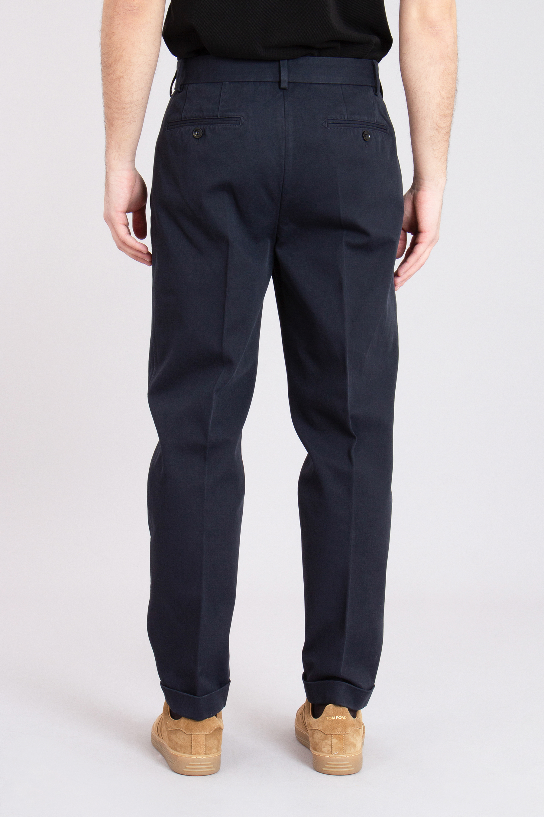 TOM FORD Organic Cotton Pleated Pants TOM FORD Organic Cotton Pleated Pants
