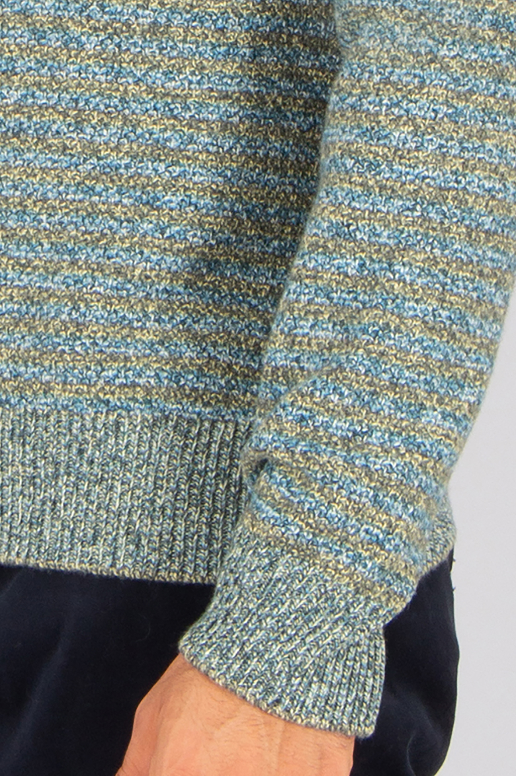 PAUL SMITH Relaxed Fit Striped Superfine Lambswool Knit Polo Bekleidung, Strickwaren, Pullover, Jeanshose, Hosen