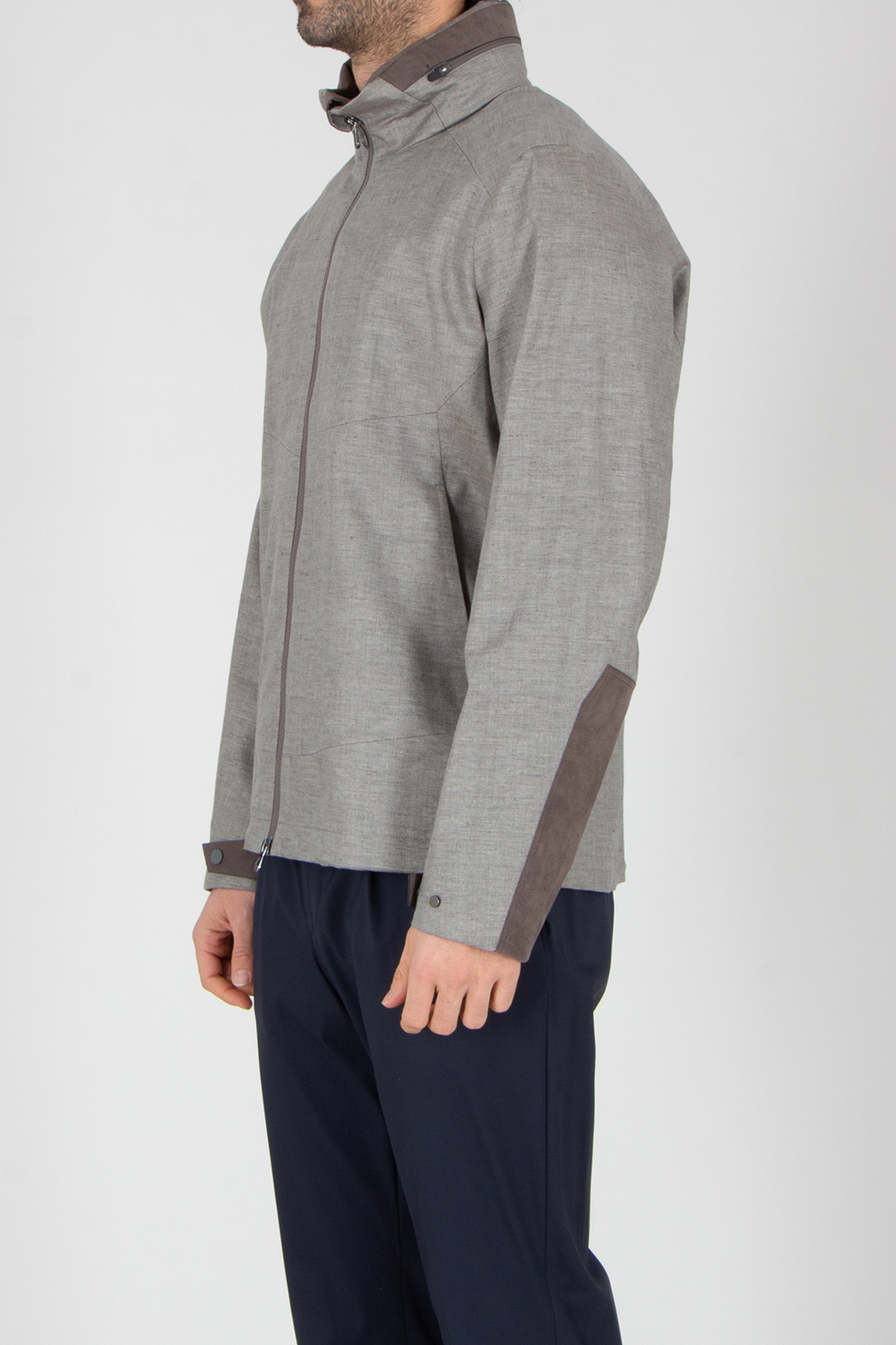 SEASE Regular Fit Coated Linen Cruise Jacket 2.0