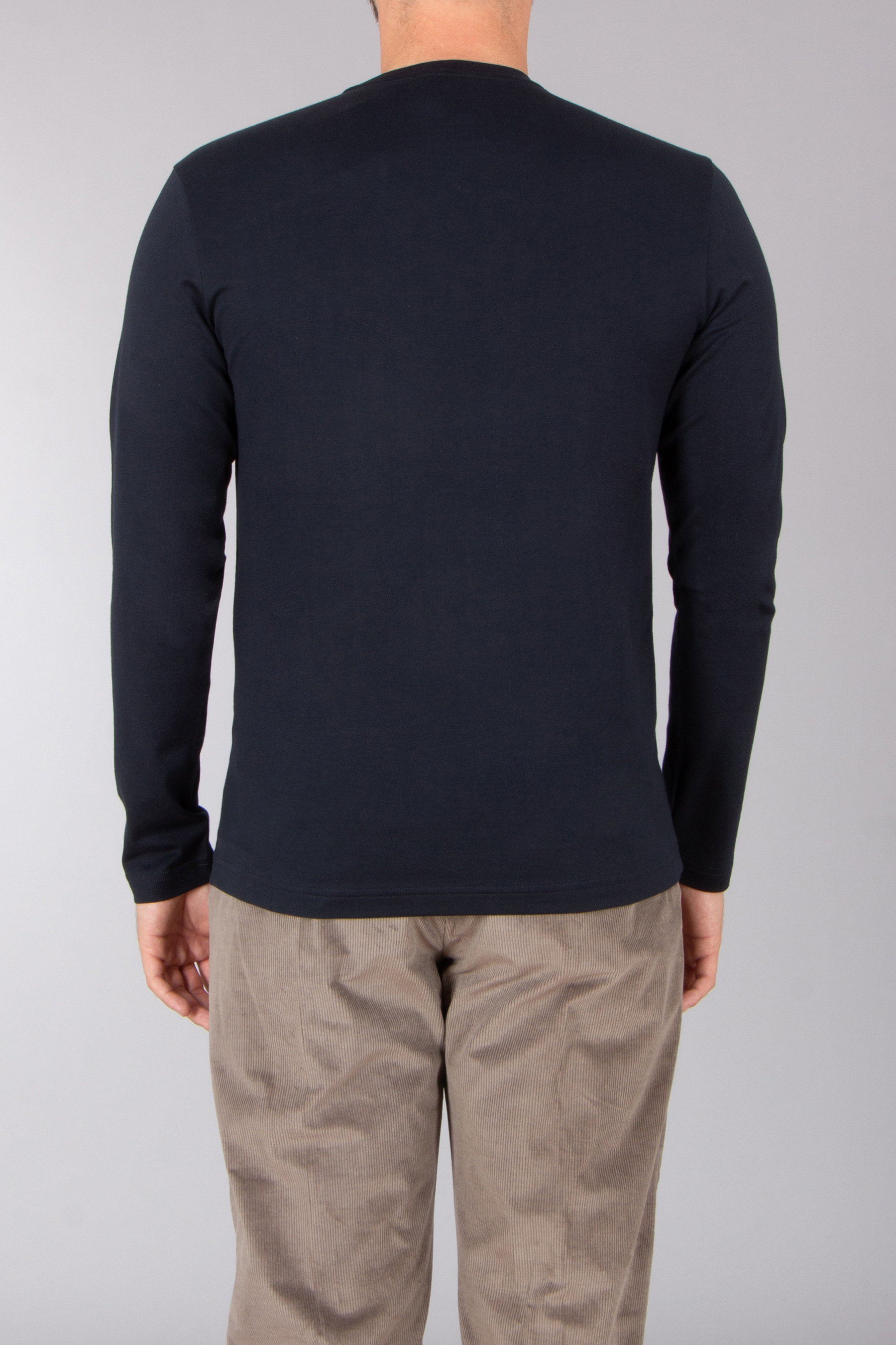 STEFAN BRANDT Regular Fit Urpima Sea Island Cotton Jersey Long-Sleeve T-Shirt Enno Langarm, Ärmel, Erwachsener, Mann, Person