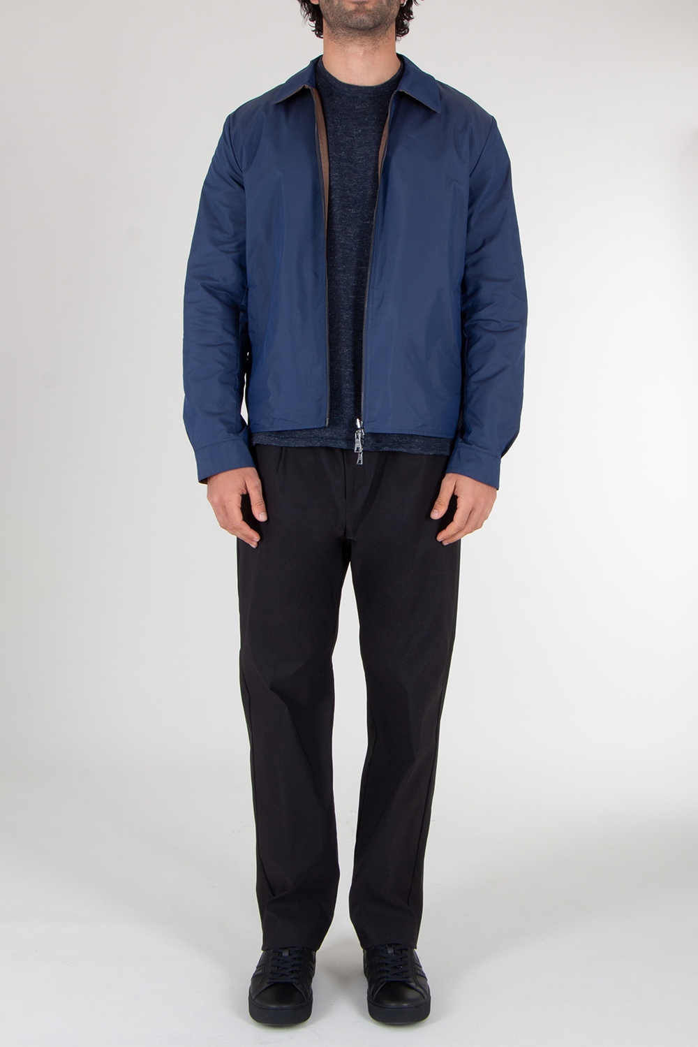 MAXIMILLAN Regular Fit Nylon Reversible Shirt Jacket
