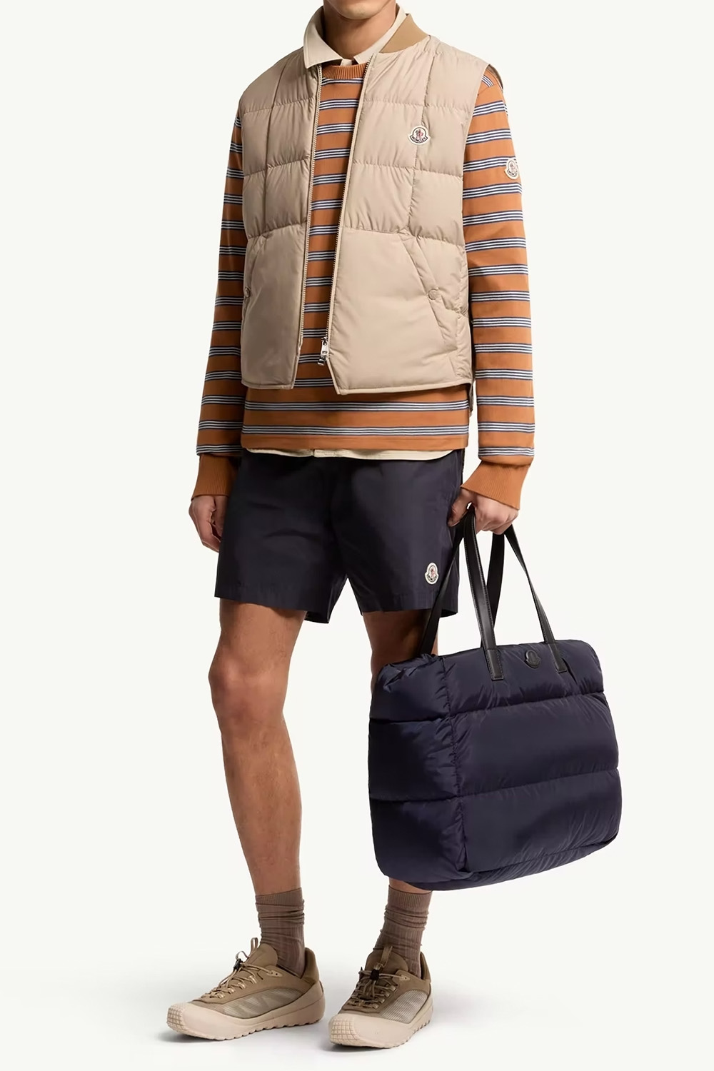 MONCLER Quilted Nylon Shopper Caradoc