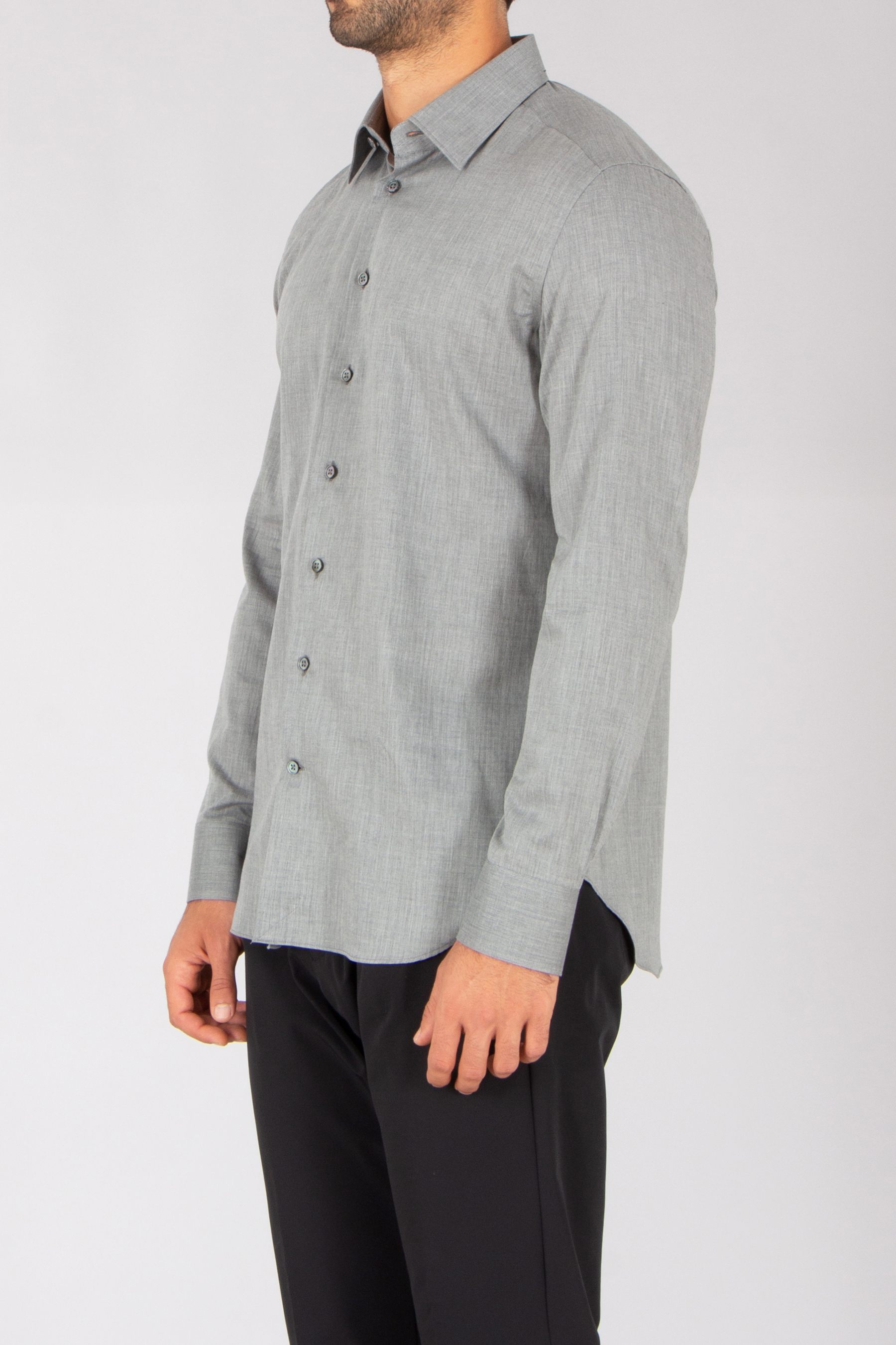 EMANUELE MAFFEIS Regular Fit Lightweight Cotton Shirt Hemd, Langarm, Leinen, Mantel, Kleid, Hemd