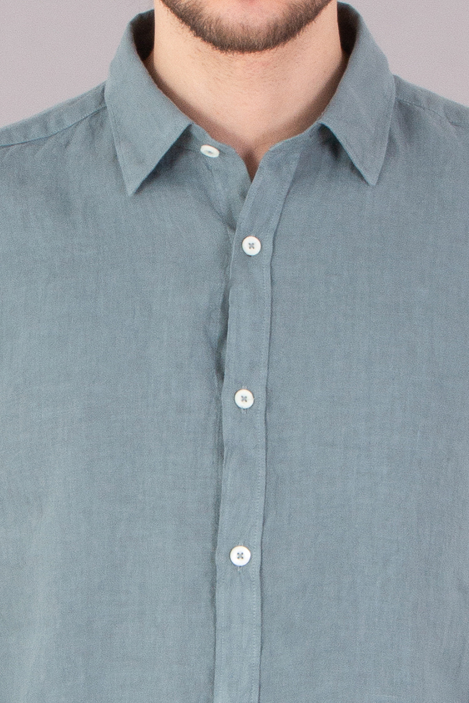 CANALI Regular Fit Linen Shirt CANALI Regular Fit Linen Shirt