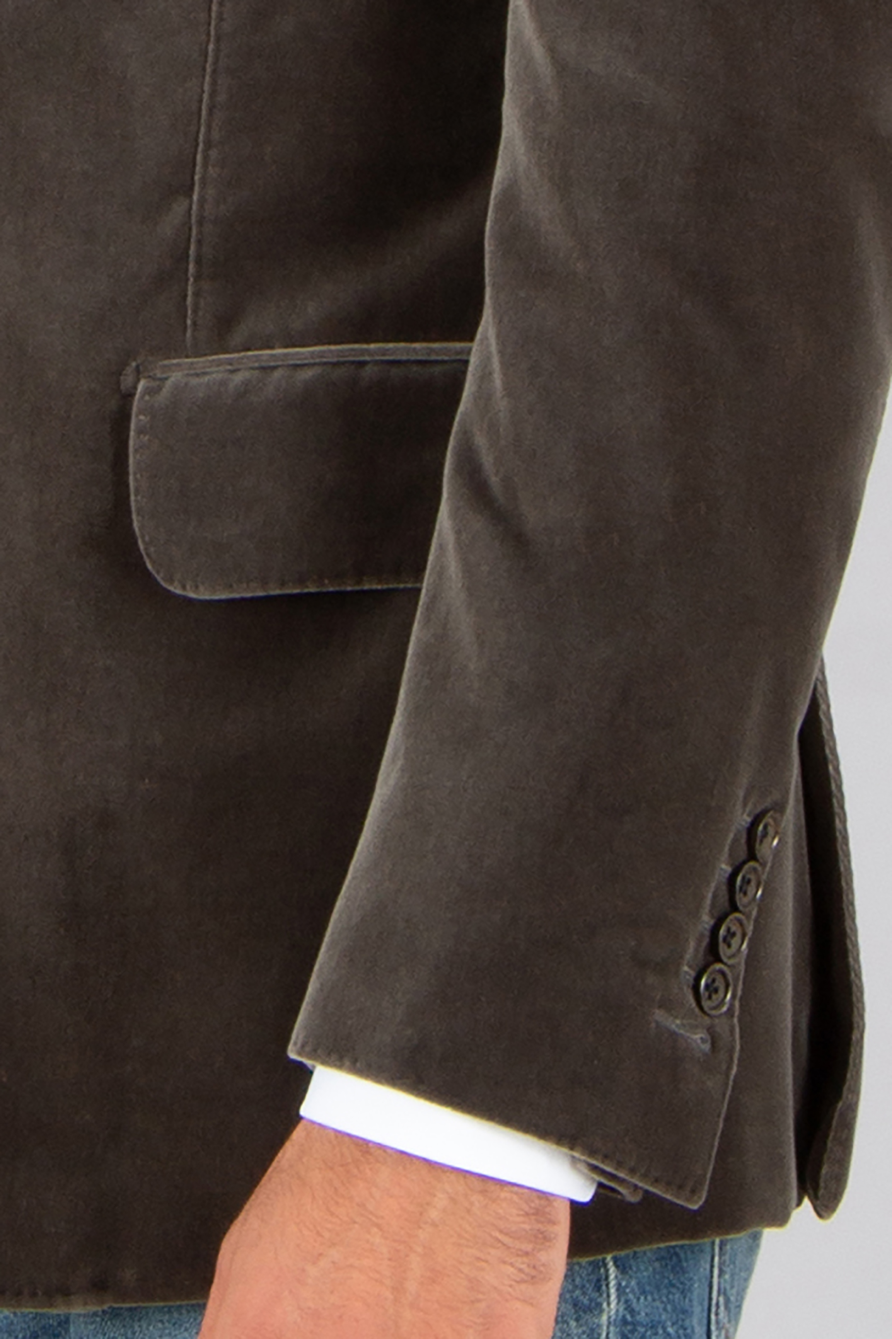 TOM FORD Tailored Fit Cotton Velvet Jacket Shelton Mantel, Blazer, Jacke, Langarm