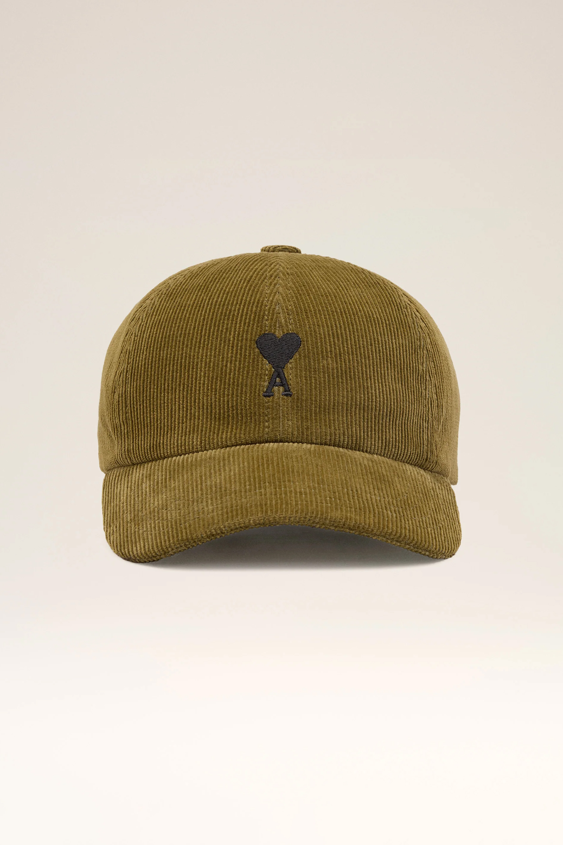 AMI PARIS Ami De Coeur Cotton Corduroy Cap