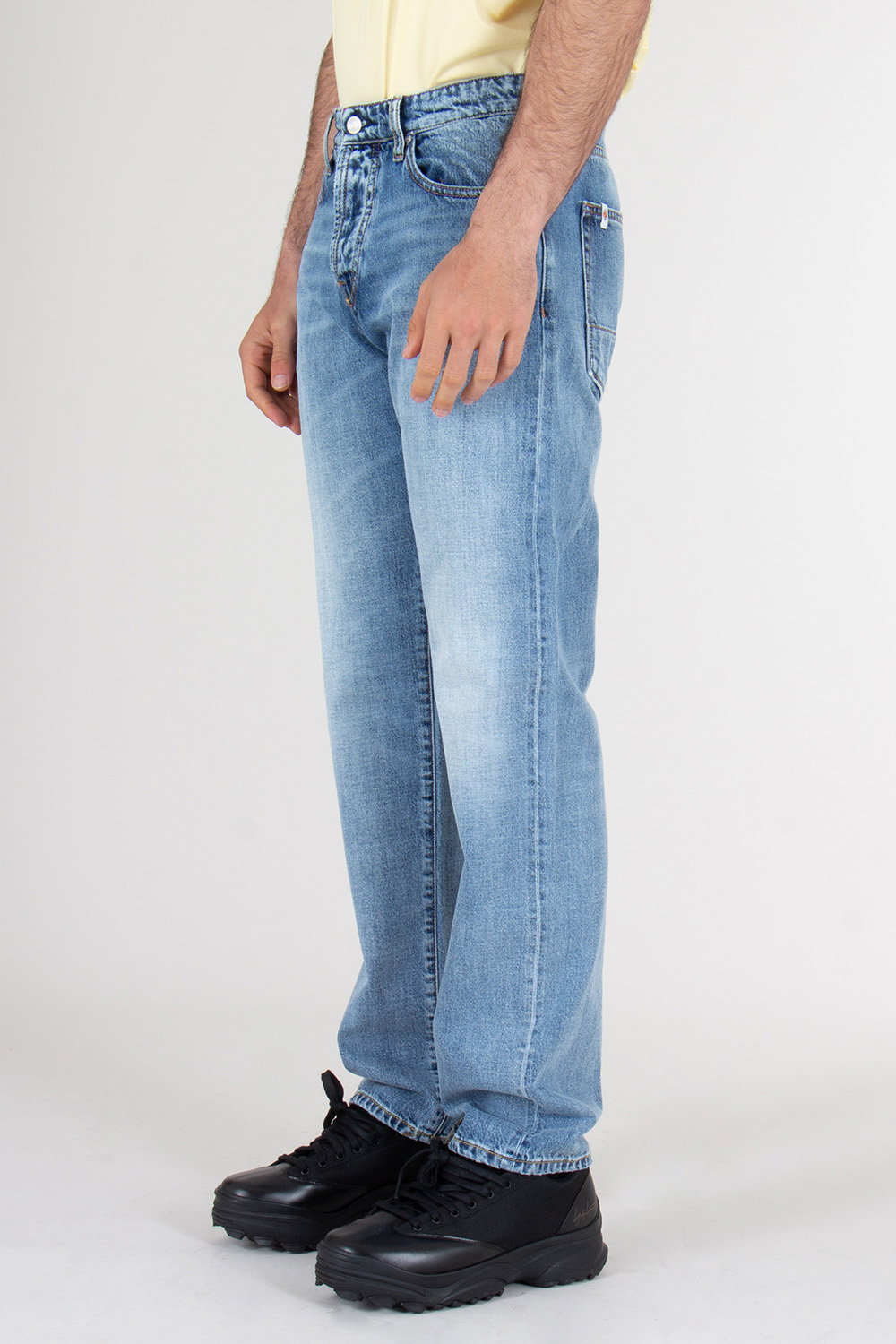 THE NIM Relaxed Fit Stone Washed Japanese Denim Jeans Reed