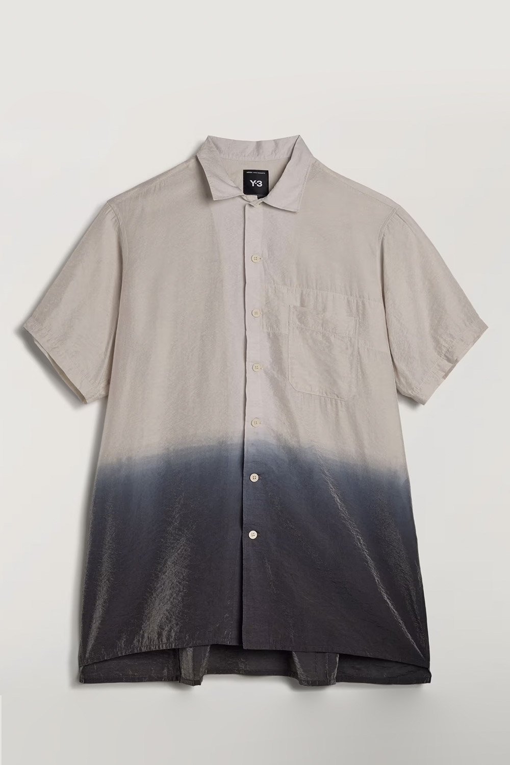 Y-3 Oversized Dip Dye Short Sleeve Shirt
