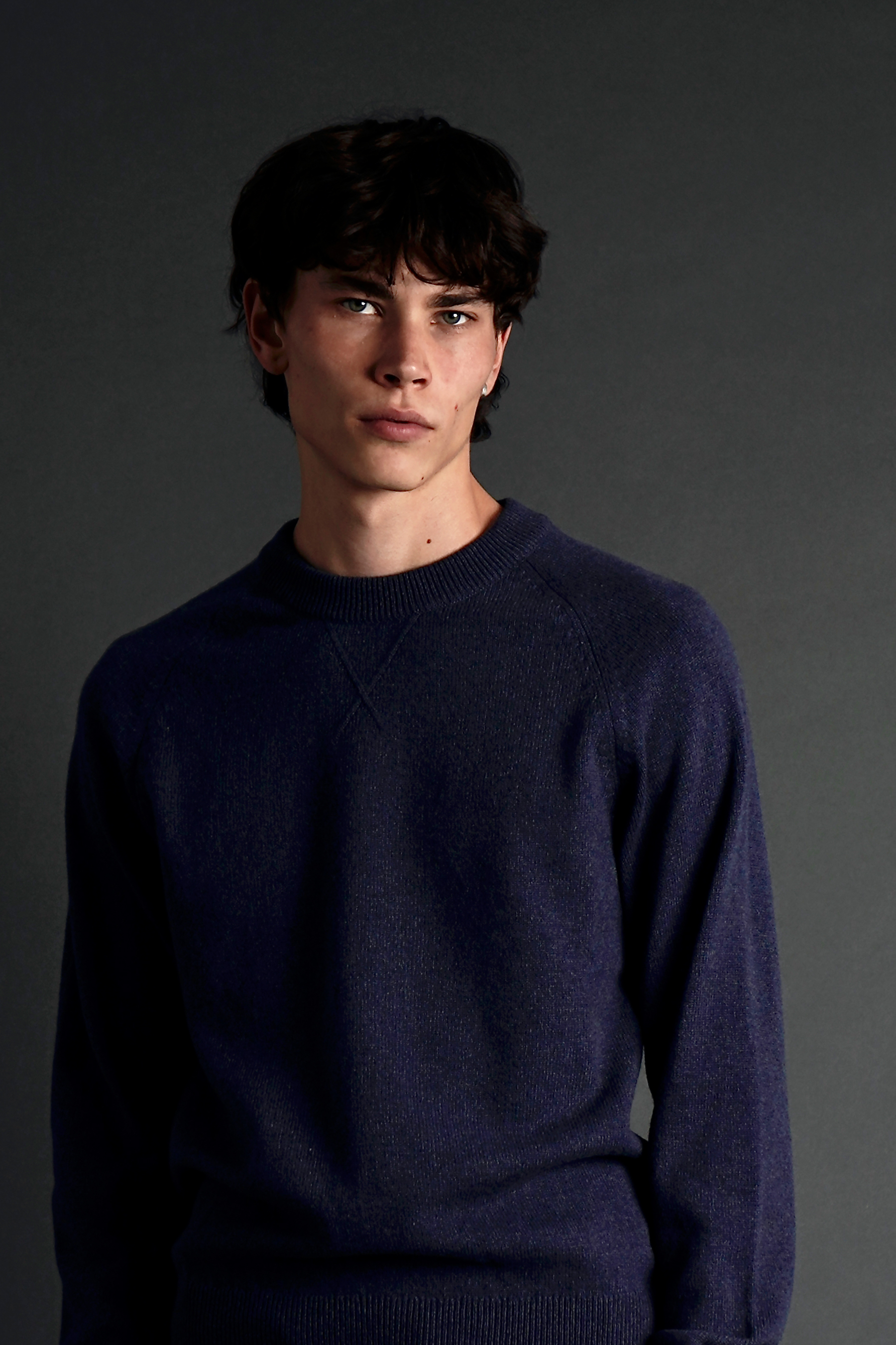 PAUL SMITH Regular Fit Wool Crew Neck Sweater Langarm, Strickwaren, Pullover, Sweatshirt, Person