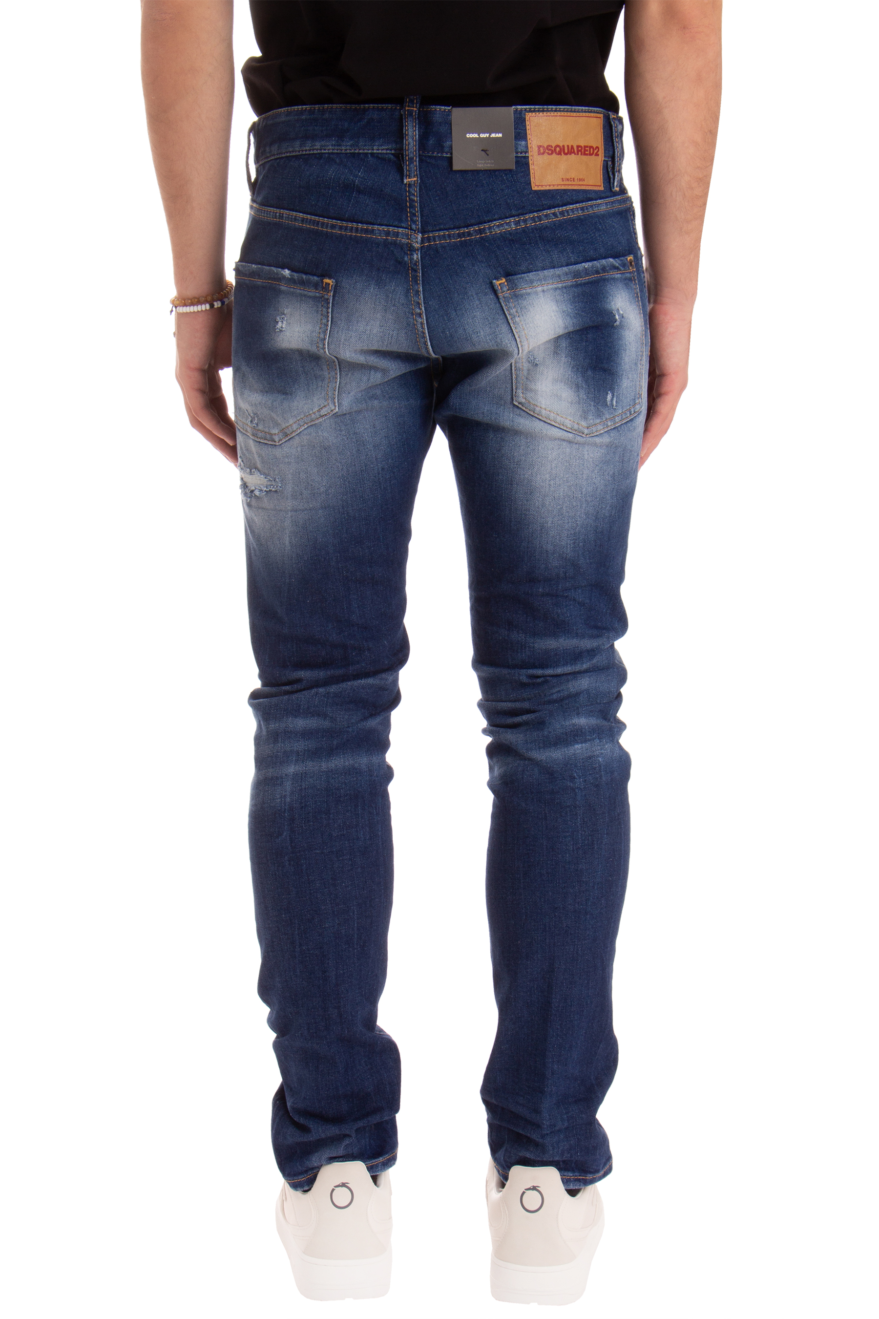 DSQUARED2 Ripped Used Wash Cool Guy Jeans DSQUARED2 Ripped Used Wash Cool Guy Jeans