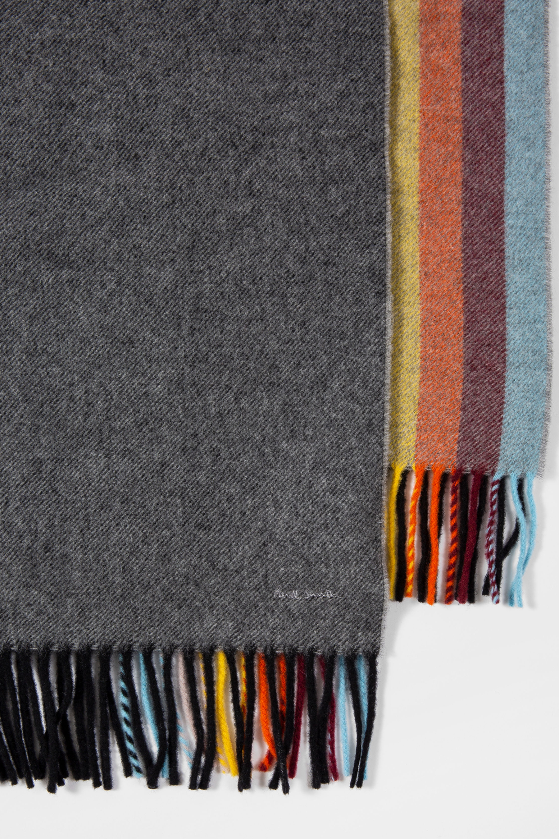 PAUL SMITH 'Artist Stripe' Wool-Cashmere Blanket PAUL SMITH 'Artist Stripe' Wool-Cashmere Blanket