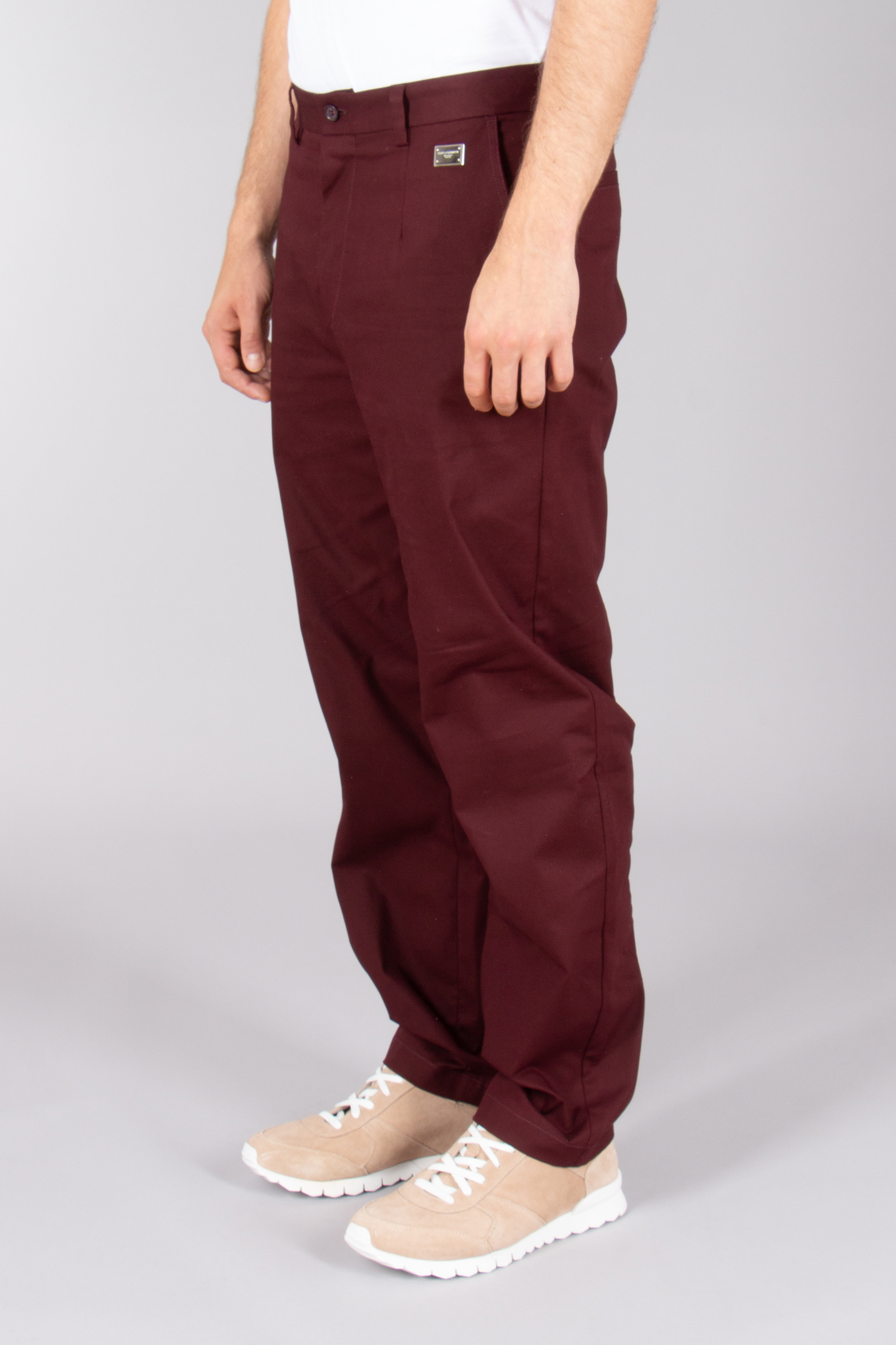 DOLCE & GABBANA Regular Fit Stretch Cotton Pants DOLCE & GABBANA Regular Fit Stretch Cotton Pants
