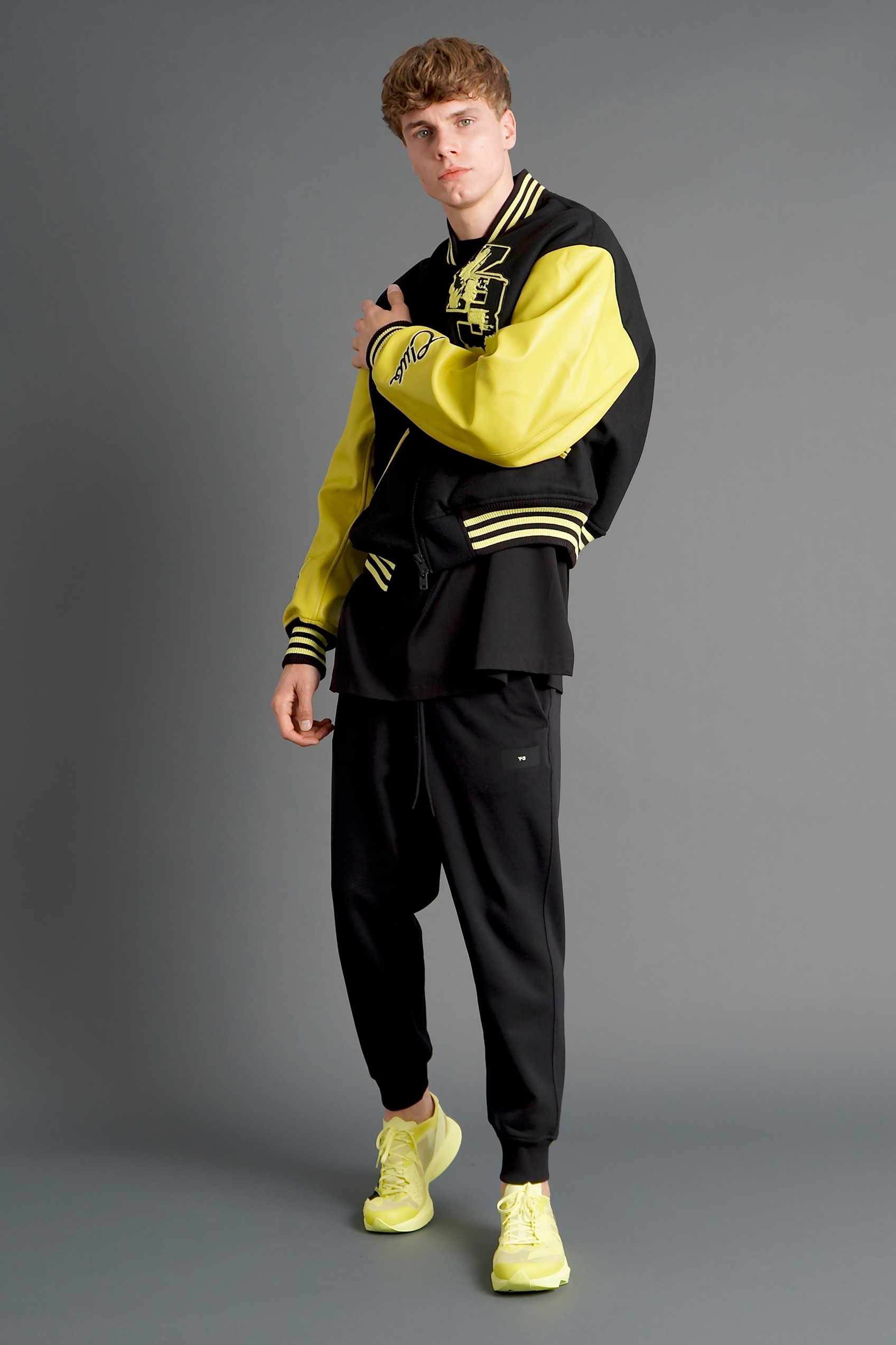Y-3 Recycled Polyester Blend Letterman Jacket Y-3 Recycled Polyester Blend Letterman Jacket