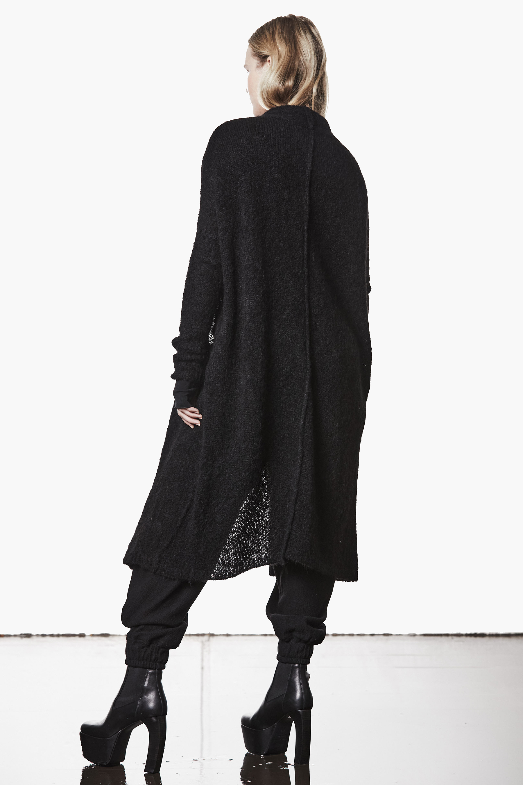 THOM KROM Oversized Long Alpaca Blend Cardigan Mantel, Modisch, Erwachsener, Person, Frau
