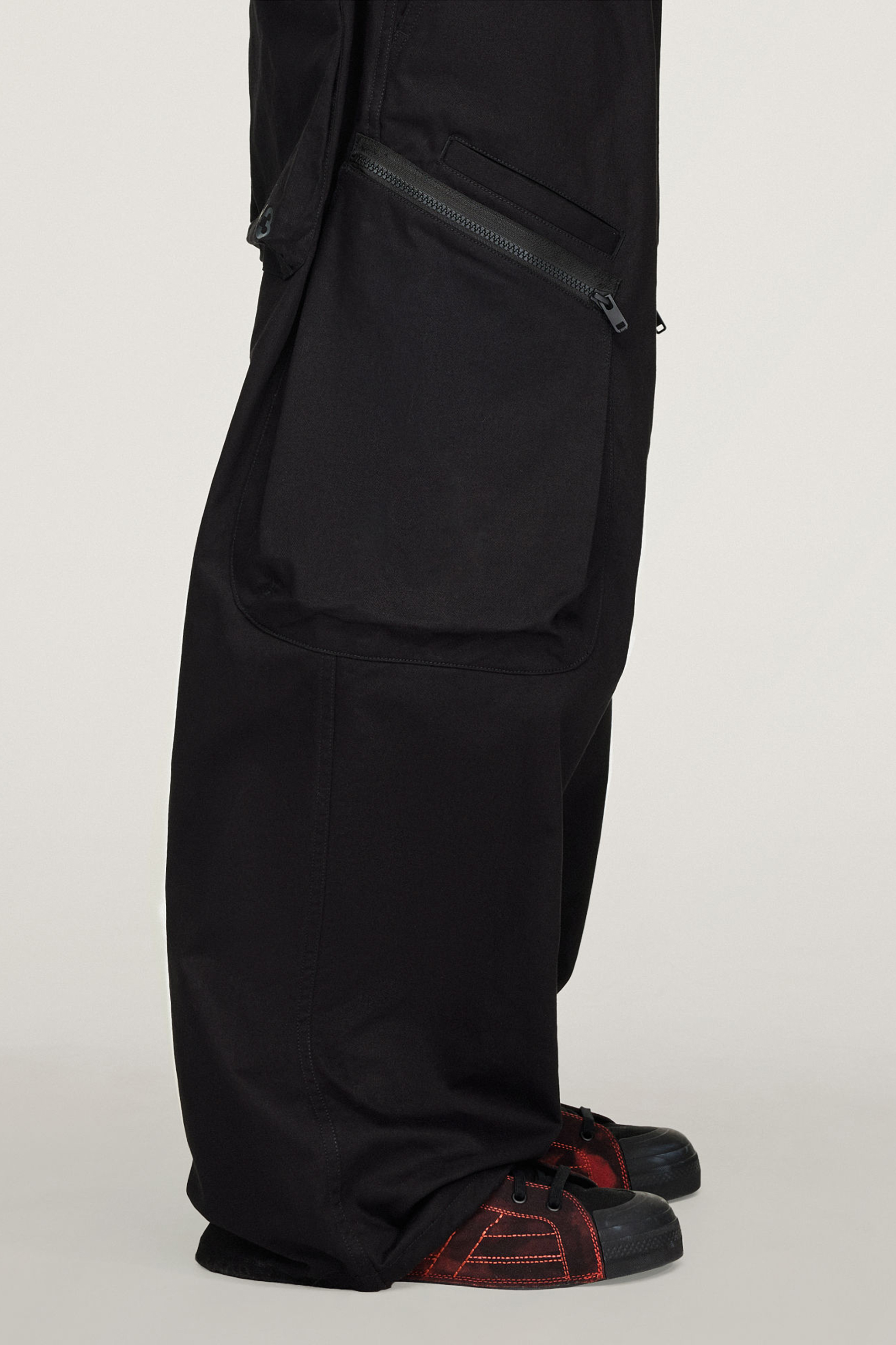Y-3 Loose Fit Cotton-Hemp Twill Cargo Pants Bekleidung, Hosen, Schuhwerk, Schuh, Sneaker