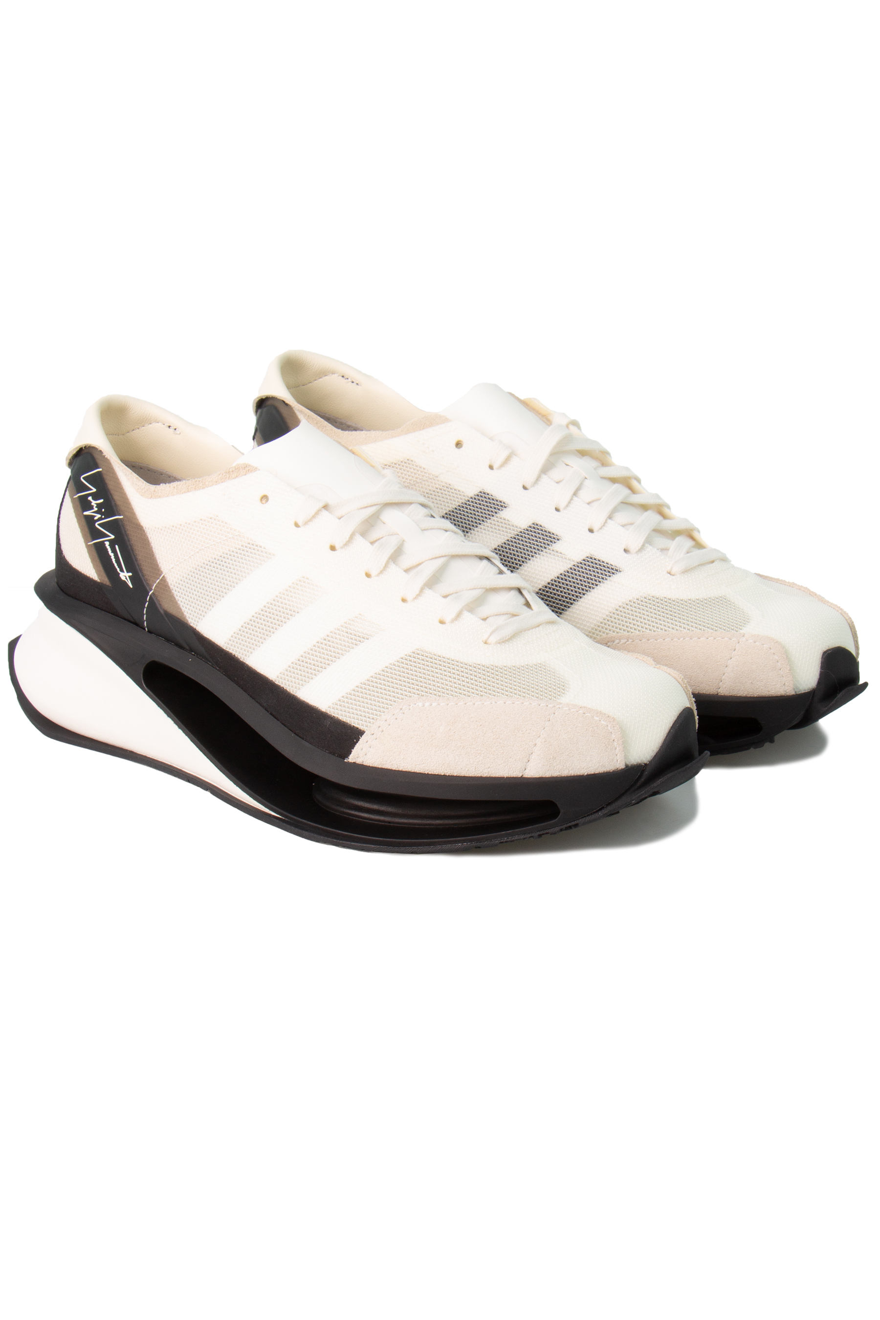 Y-3 Mesh Suede & Leather Sneakers S-Gendo Run Y-3 Mesh Suede & Leather Sneakers S-Gendo Run