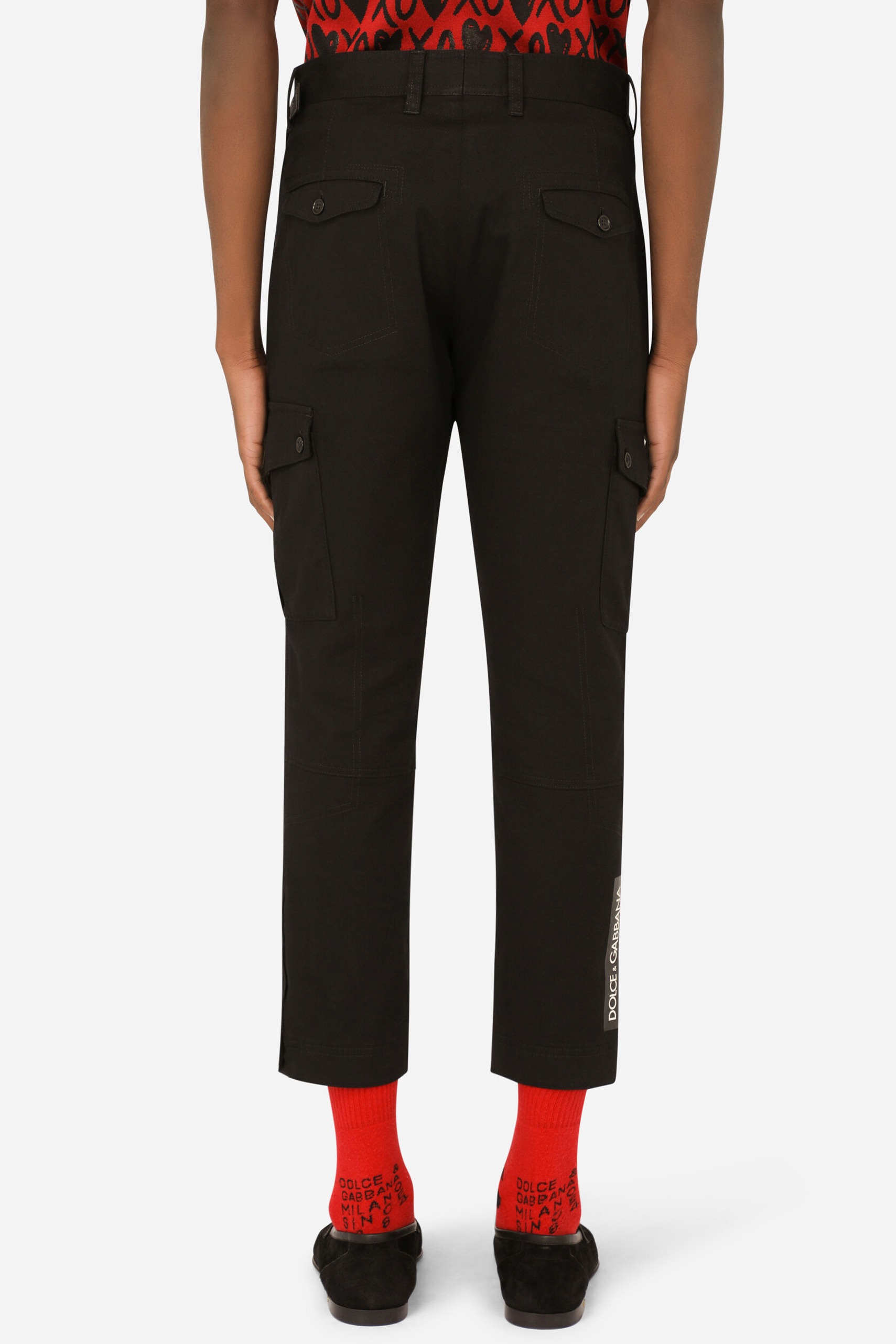 DOLCE & GABBANA Cotton Stretch Cargo Pants DOLCE & GABBANA Cotton Stretch Cargo Pants