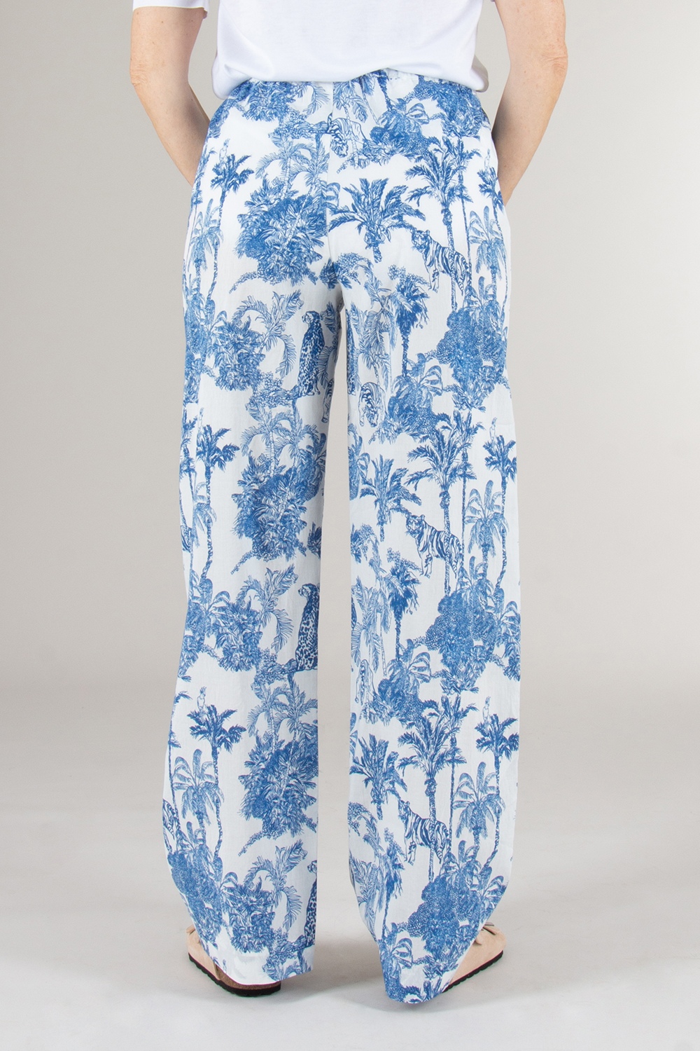 MC 2 SAINT BARTH Patterned Cotton Trousers Inez