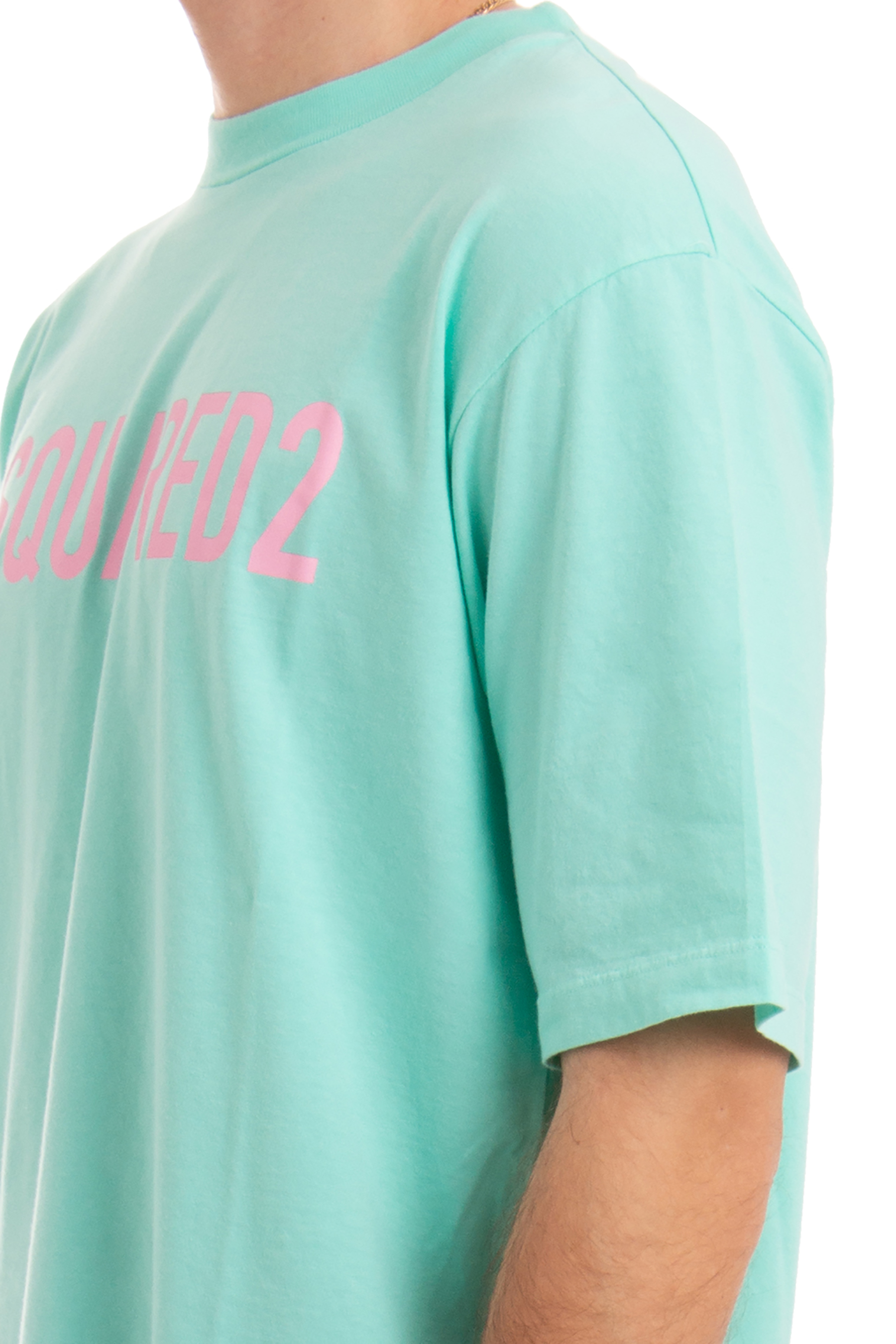 DSQUARED2 Printed Loose Fit Cotton T-Shirt DSQUARED2 Printed Loose Fit Cotton T-Shirt