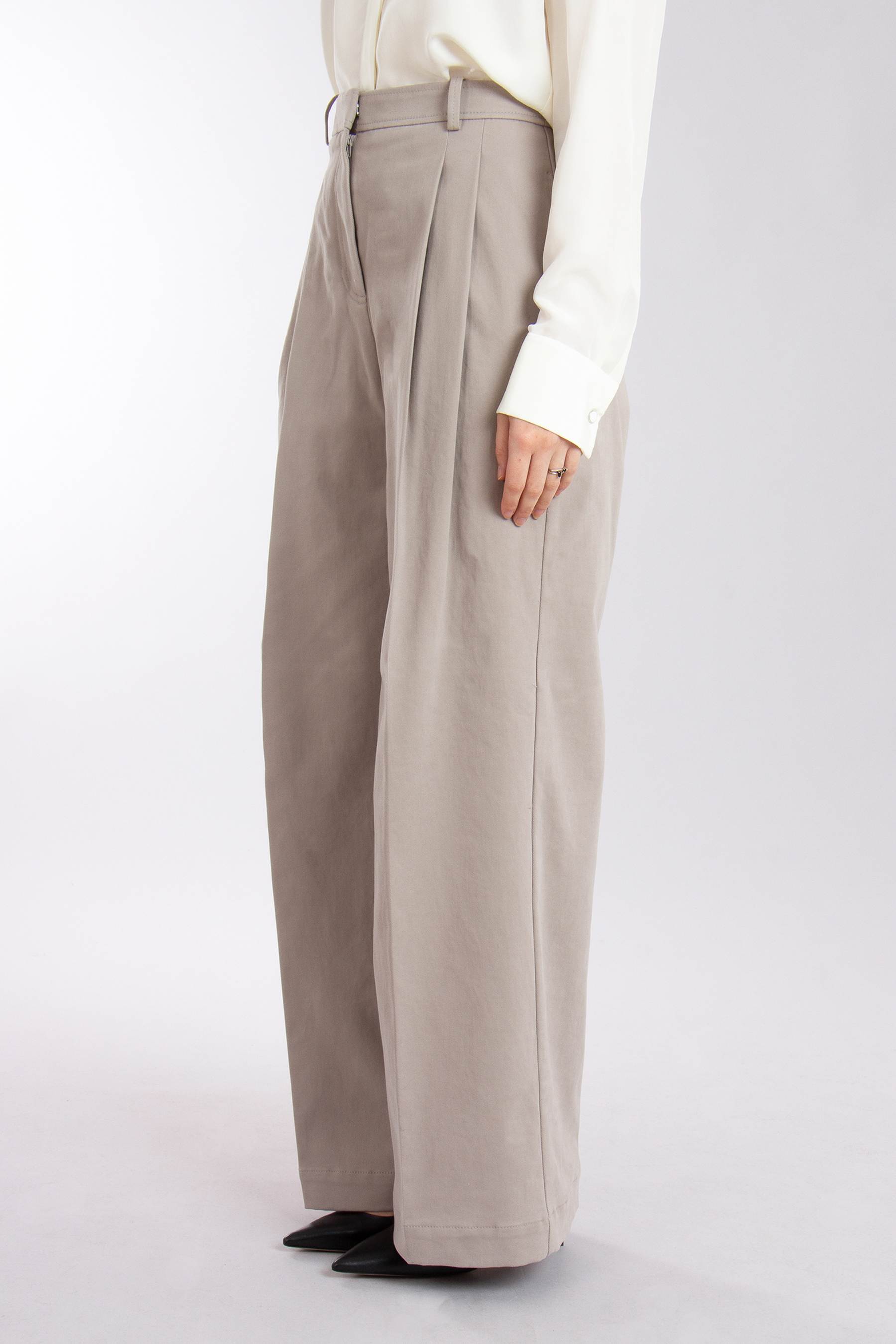 BOSS Relaxed Fit Cotton Stretch Twill Pants Tiana BOSS Relaxed Fit Cotton Stretch Twill Pants Tiana