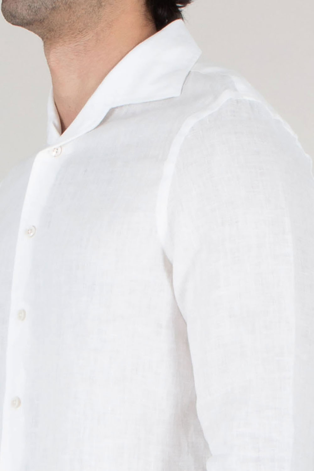 AURÉLIEN Slim Fit Linen Shirt Seaside