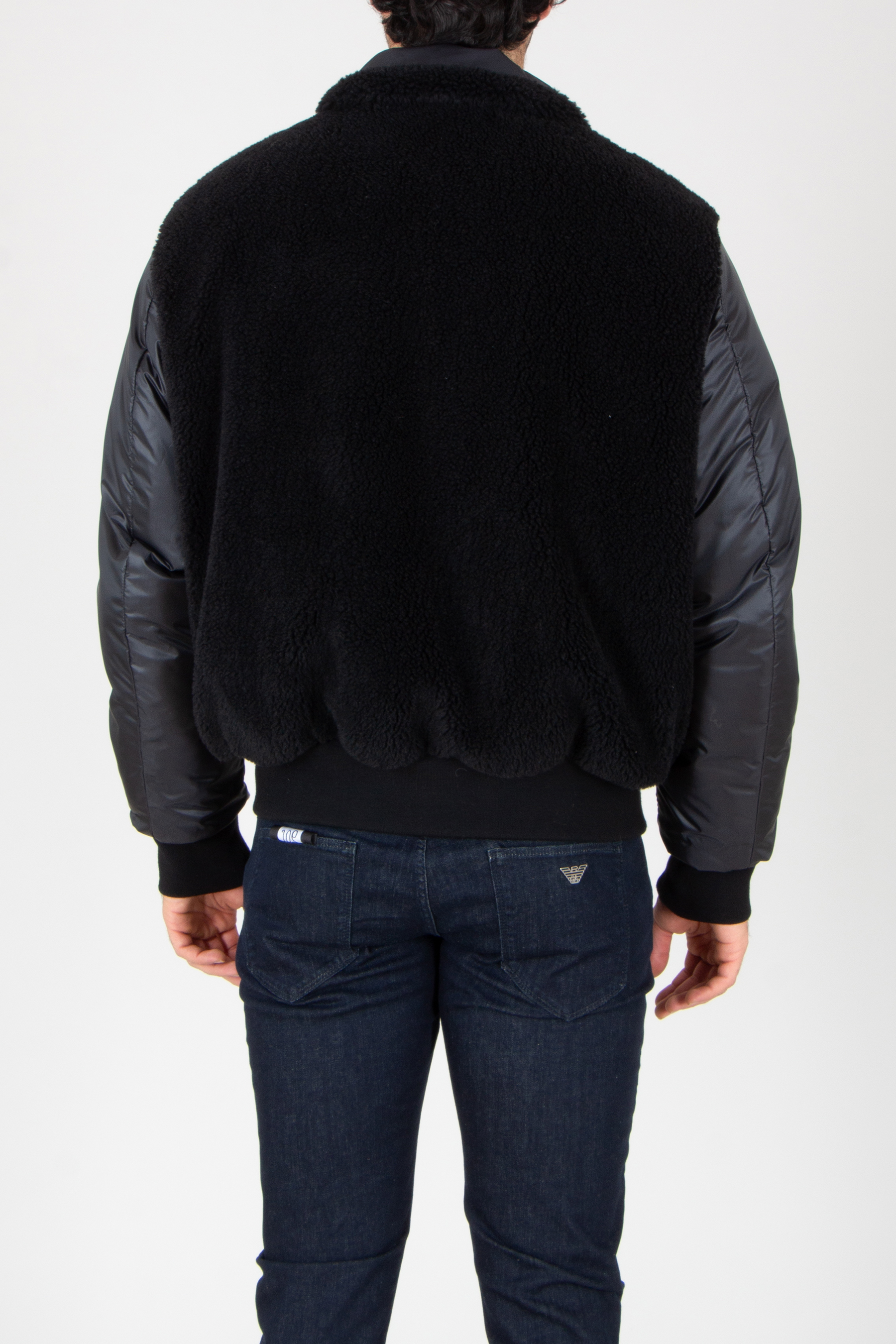 Mantel, Jacke, Jeans, Hosen, Person