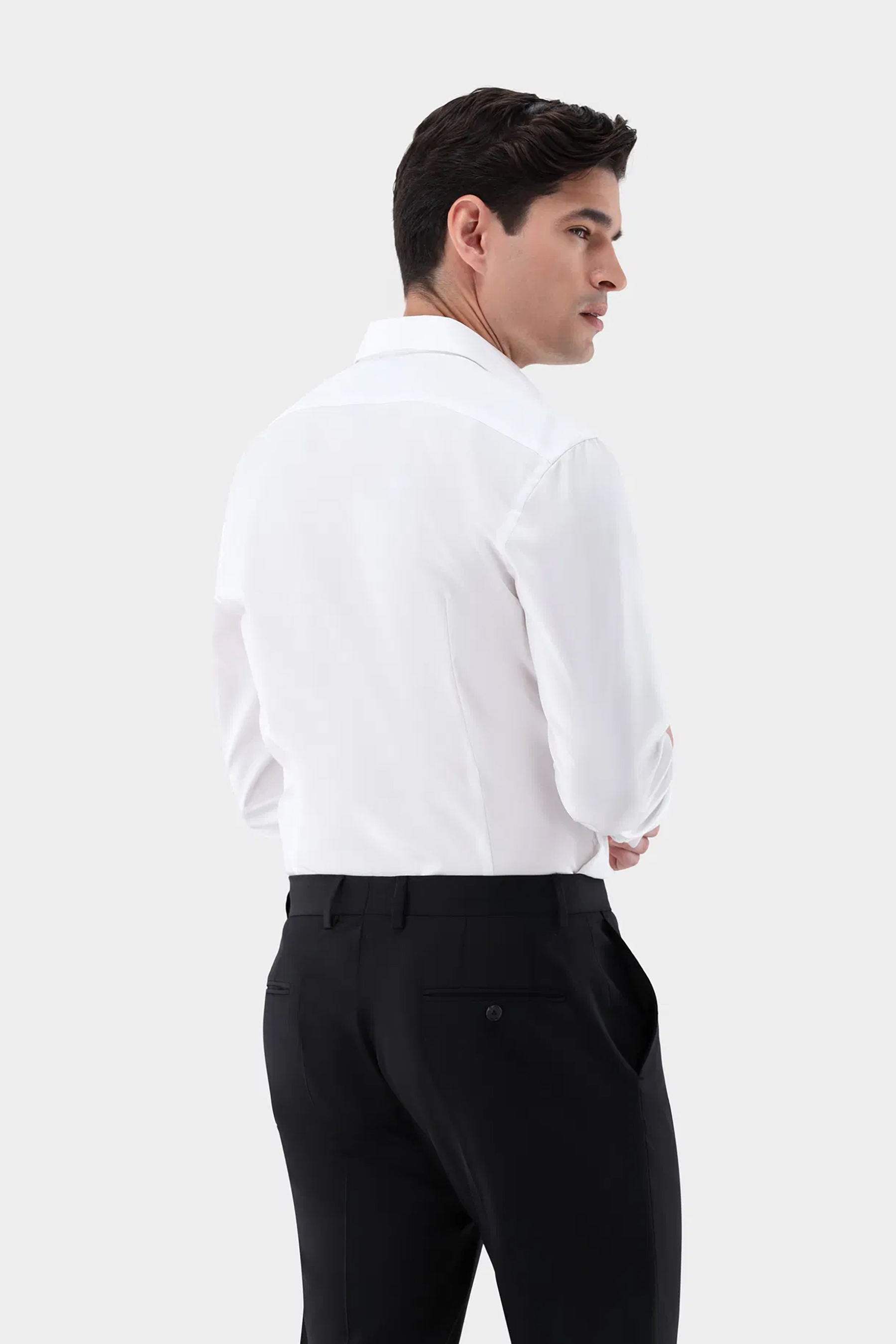 VAN LAACK Slim Fit Cotton Twill Business Shirt Ret-DSFN Hemd, Langarm, Kleid, Hemd, Mann, Person