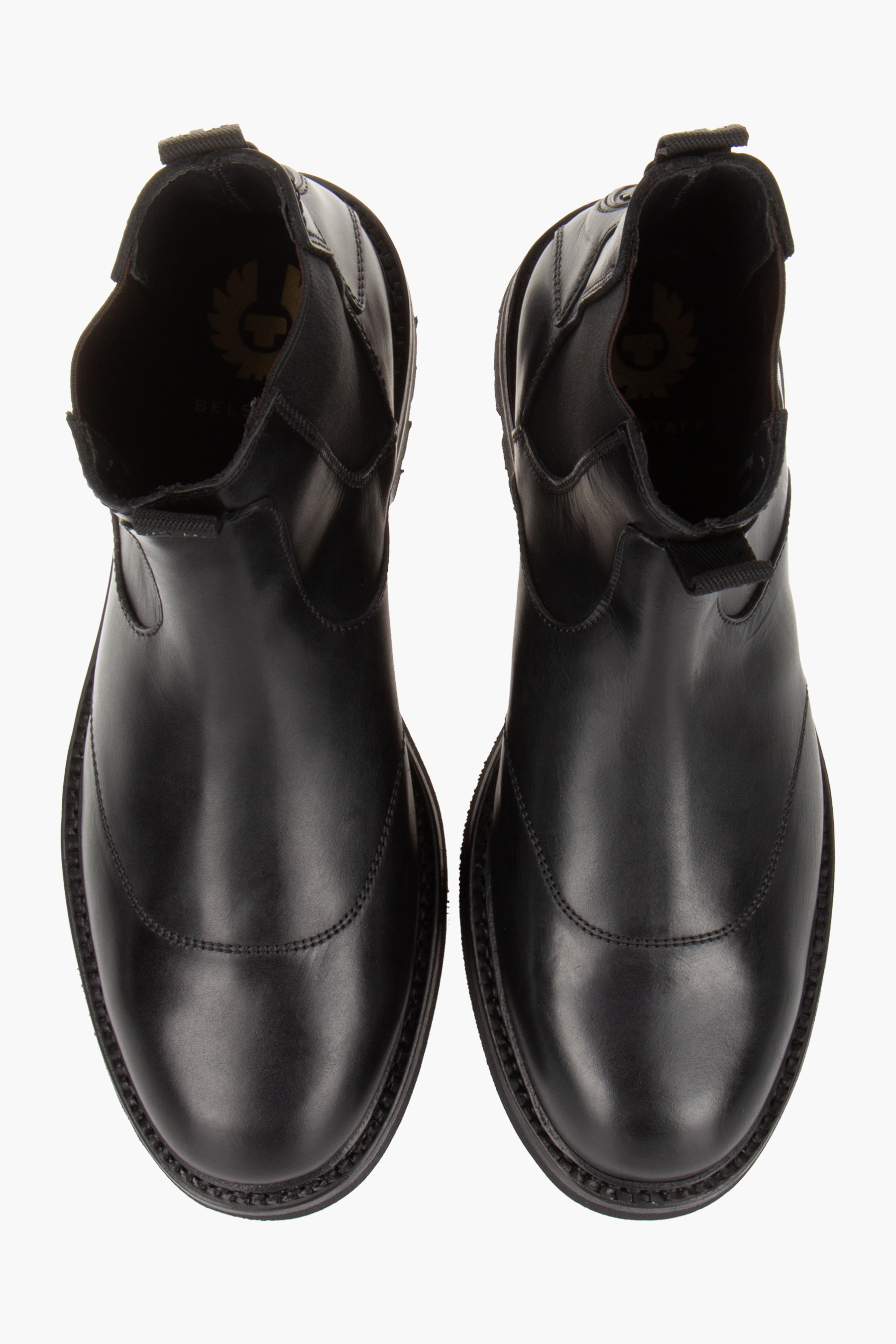 BELSTAFF Leather Chelsea Boots Munro Bekleidung, Schuhwerk, Schuh