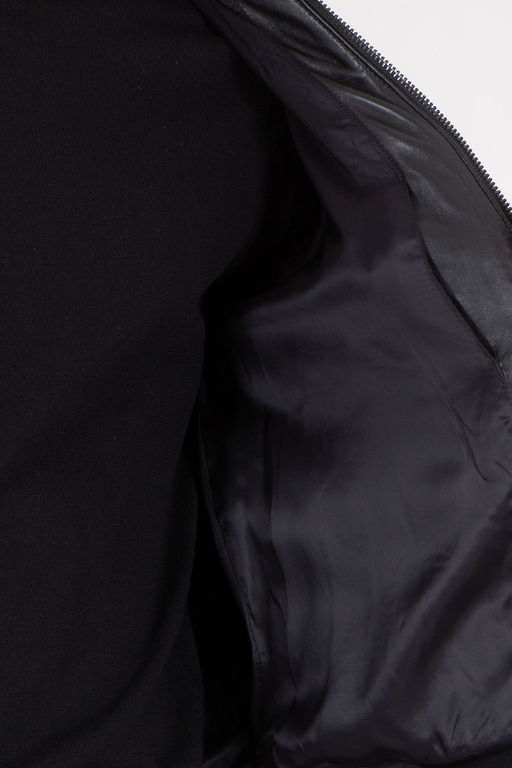 BELSTAFF Regular Fit Burnished Sheepskin Nappa Leather Bomber Jacket Landmark