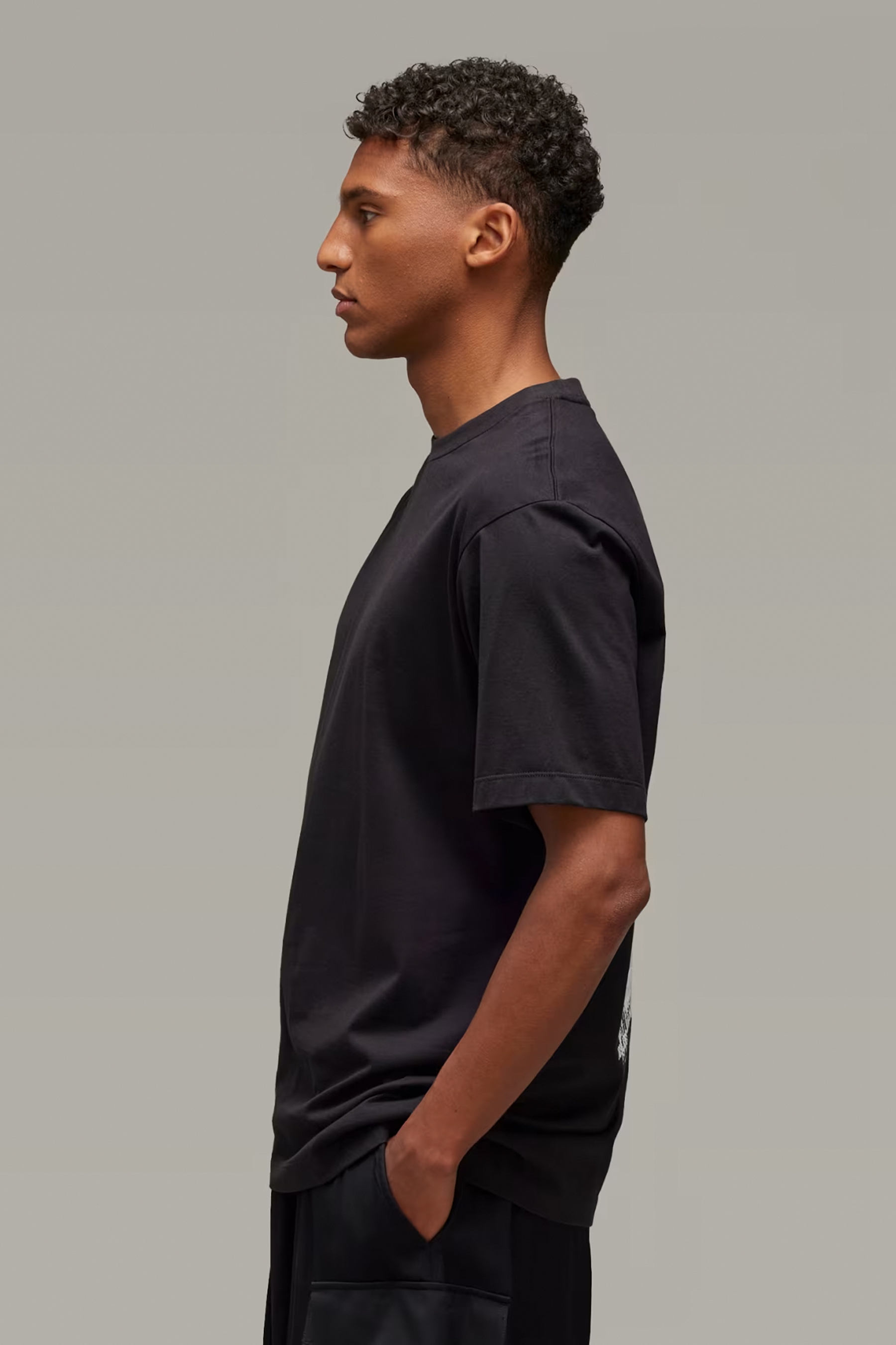 Y-3 U Graphic Print Cotton Jersey T-Shirt Y-3 U Graphic Print Cotton Jersey T-Shirt