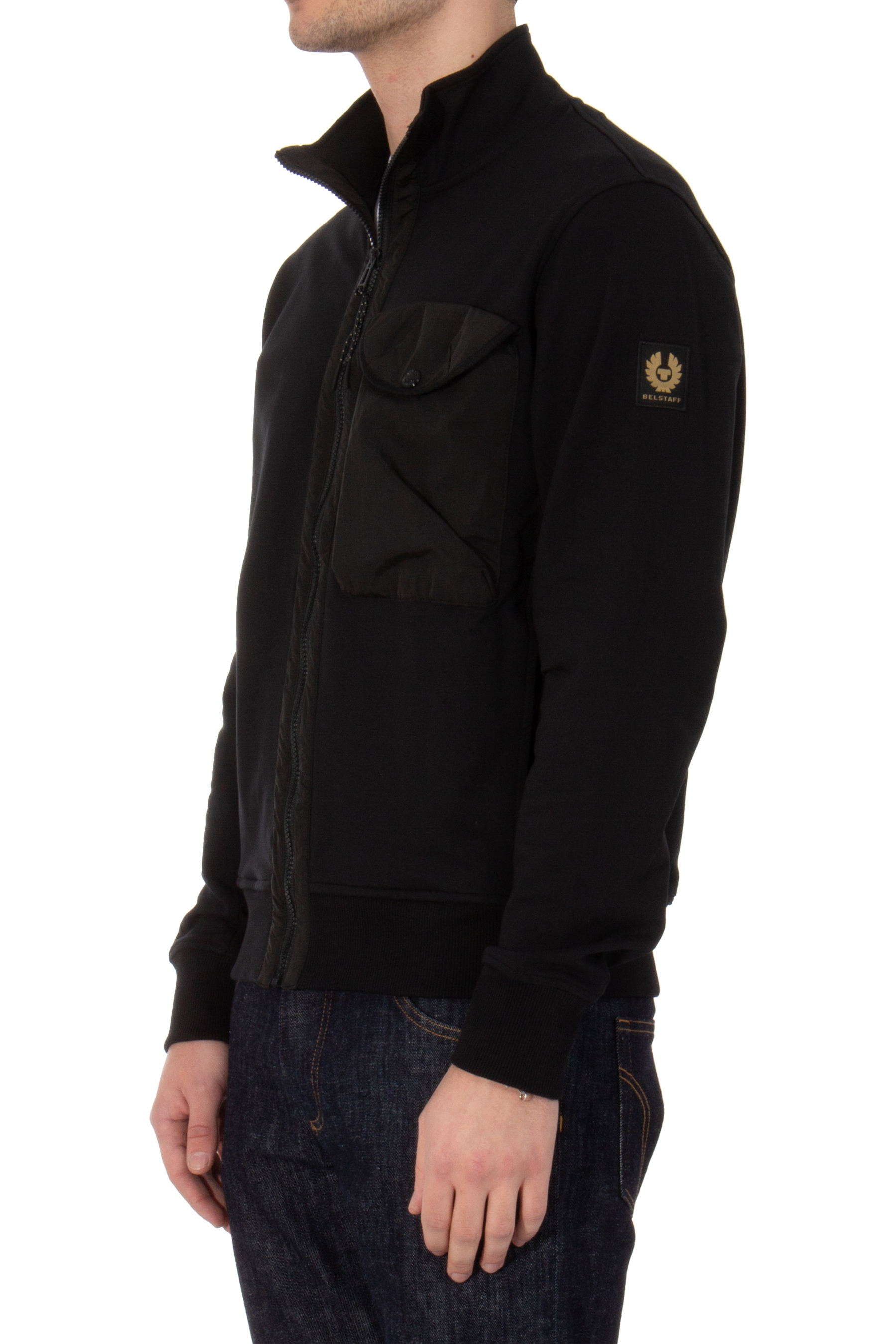 BELSTAFF Cotton Stretch Sweat Jacket Transit BELSTAFF Cotton Stretch Sweat Jacket Transit