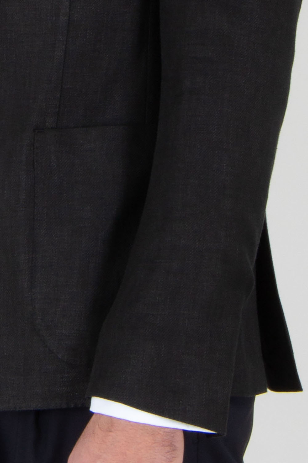 DRESSLER Regular Fit Linen-Wool-Silk Stretch Blend Jacket Sawyer