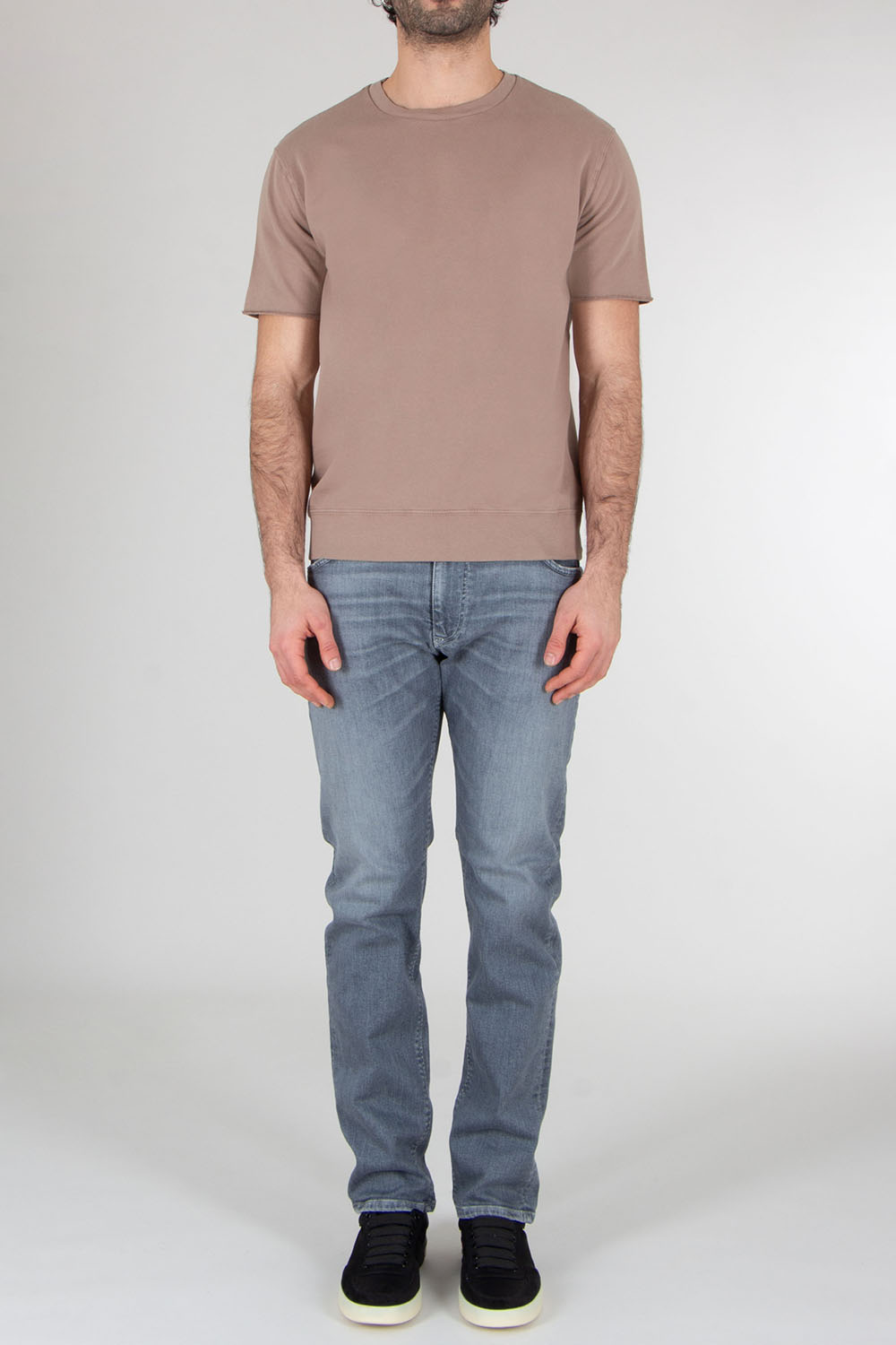 BOWERY NYC Regular Fit Cotton Jersey T-Shirt