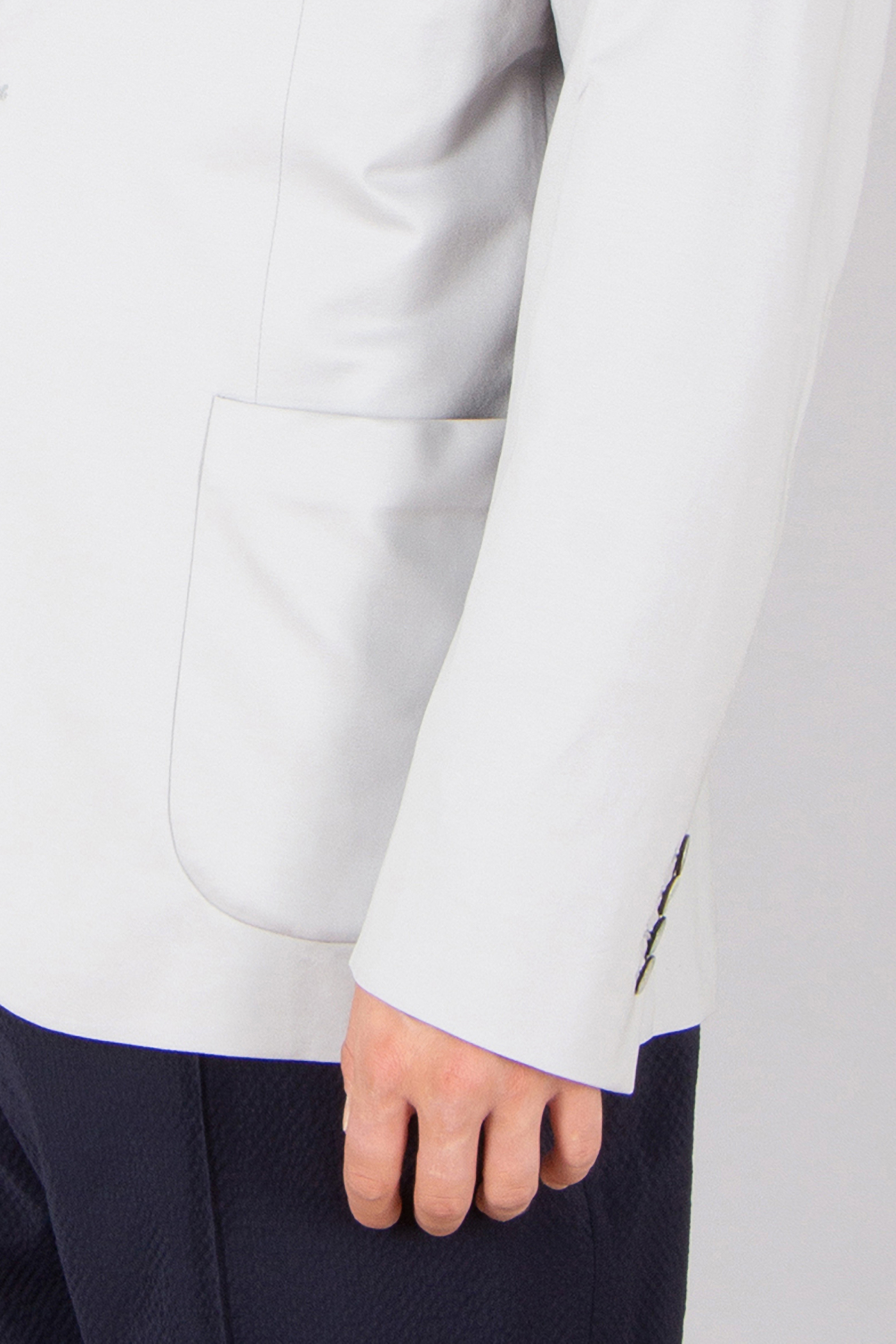 STEFAN BRANDT Regular Fit Urpima Sea Island Cotton Stretch Jersey Jacket Adrian Mantel, Langarm, Jacke, Blazer, Laborkittel