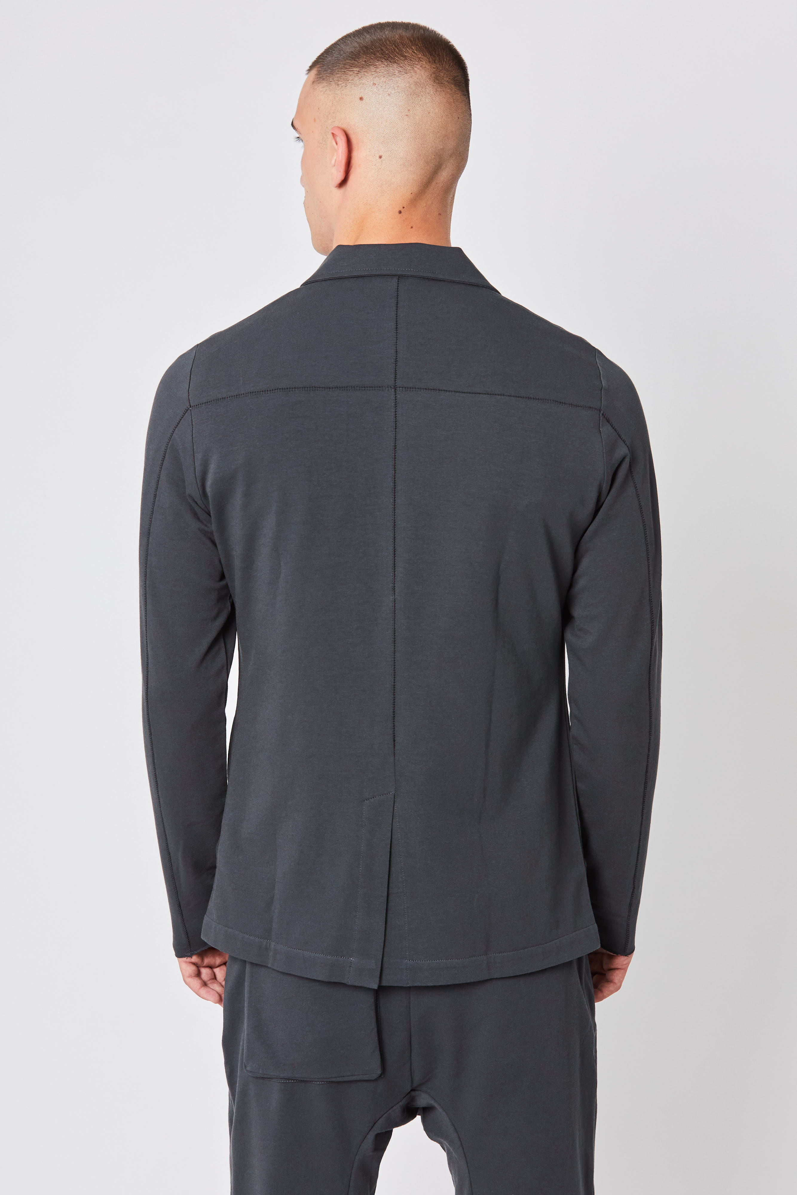 THOM KROM Slim Fit Cotton Modal Stretch One Button Jacket THOM KROM Slim Fit Cotton Modal Stretch One Button Jacket