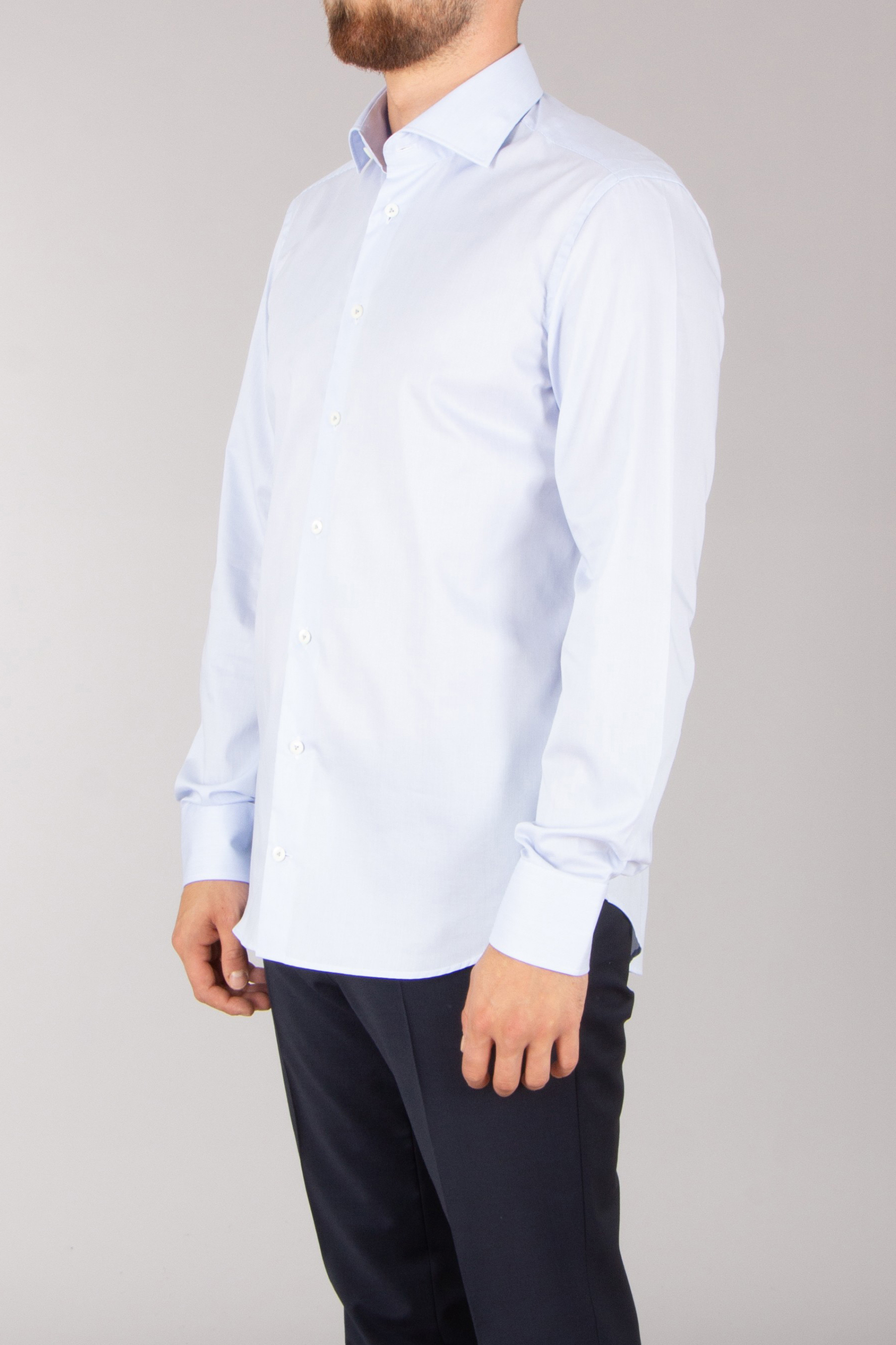 VAN LAACK Tailor Fit Striped Cotton Twill Shirt Rivara-TFN Bekleidung, Hemd, Kleid, Hemd, Langarm, Ärmel