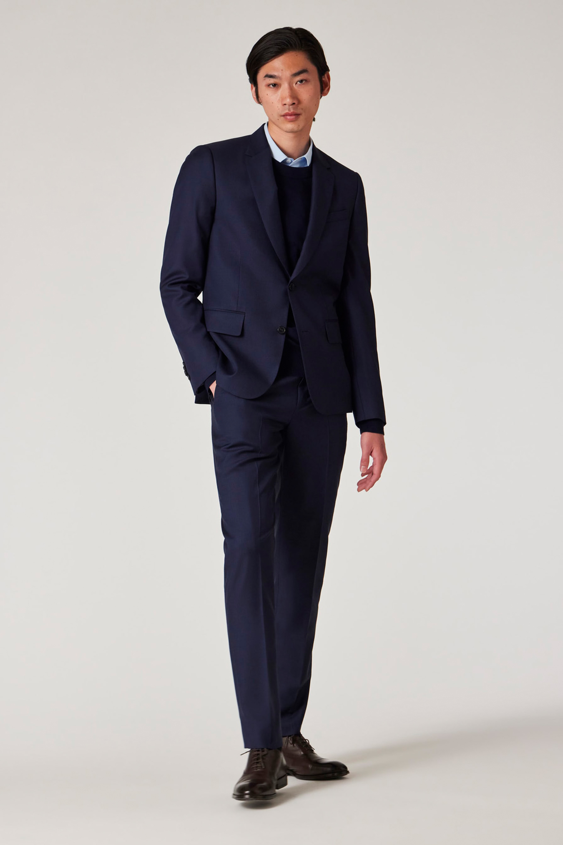 PAUL SMITH Classic Fit Wool Crew Neck Sweater Formelle Kleidung, Anzug, Smoking, Mann, Person