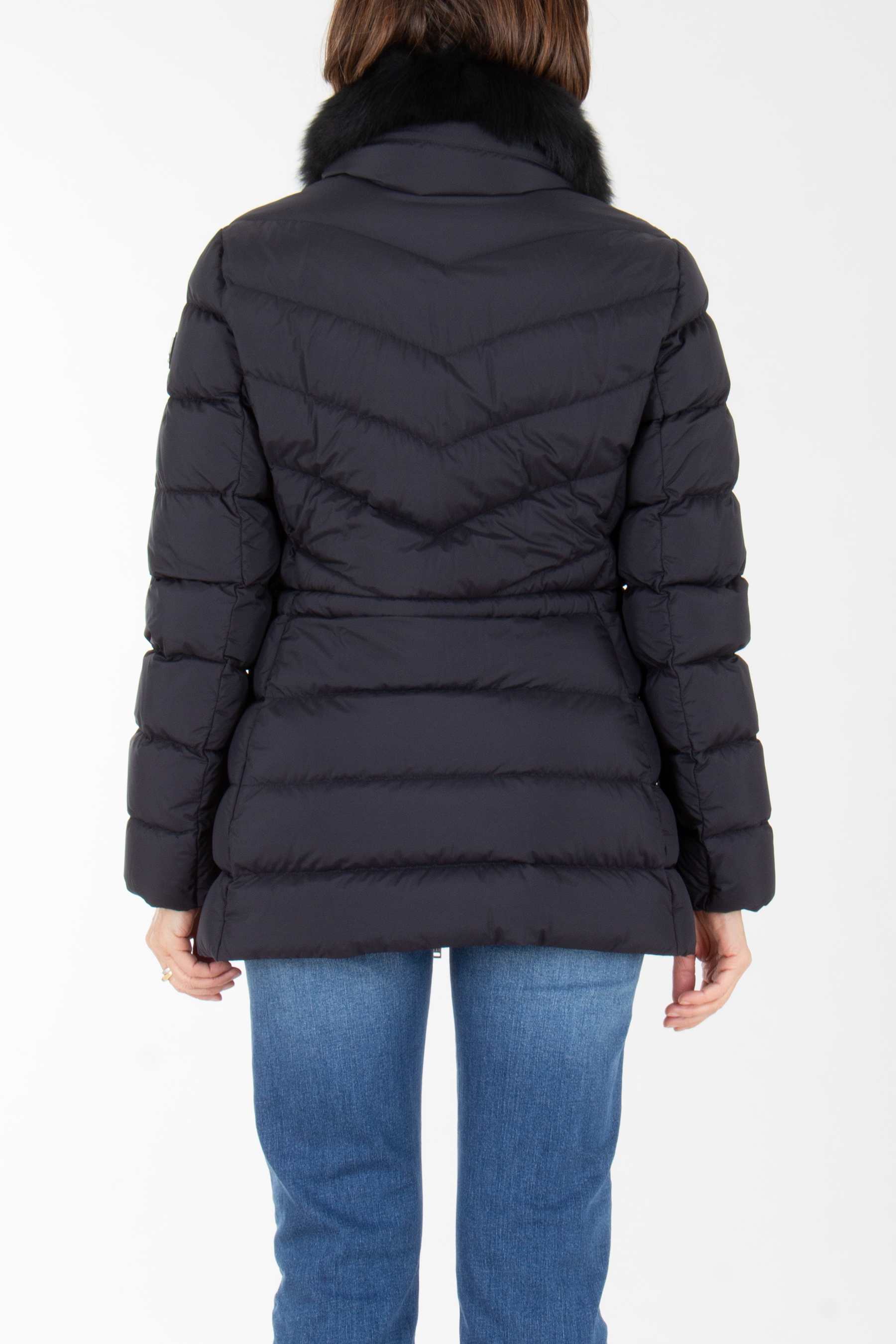 Mantel, Jacke, Jeans, Person