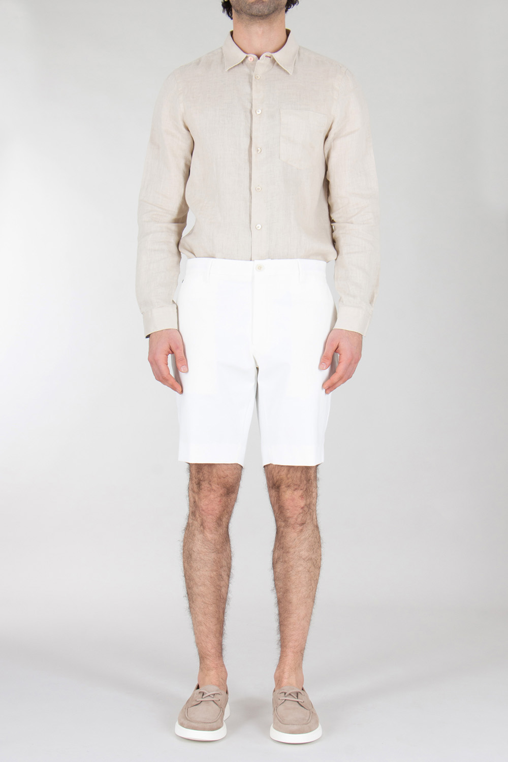 GTA Slim Fit Cotton-Nylon Stretch Shorts Davide Short