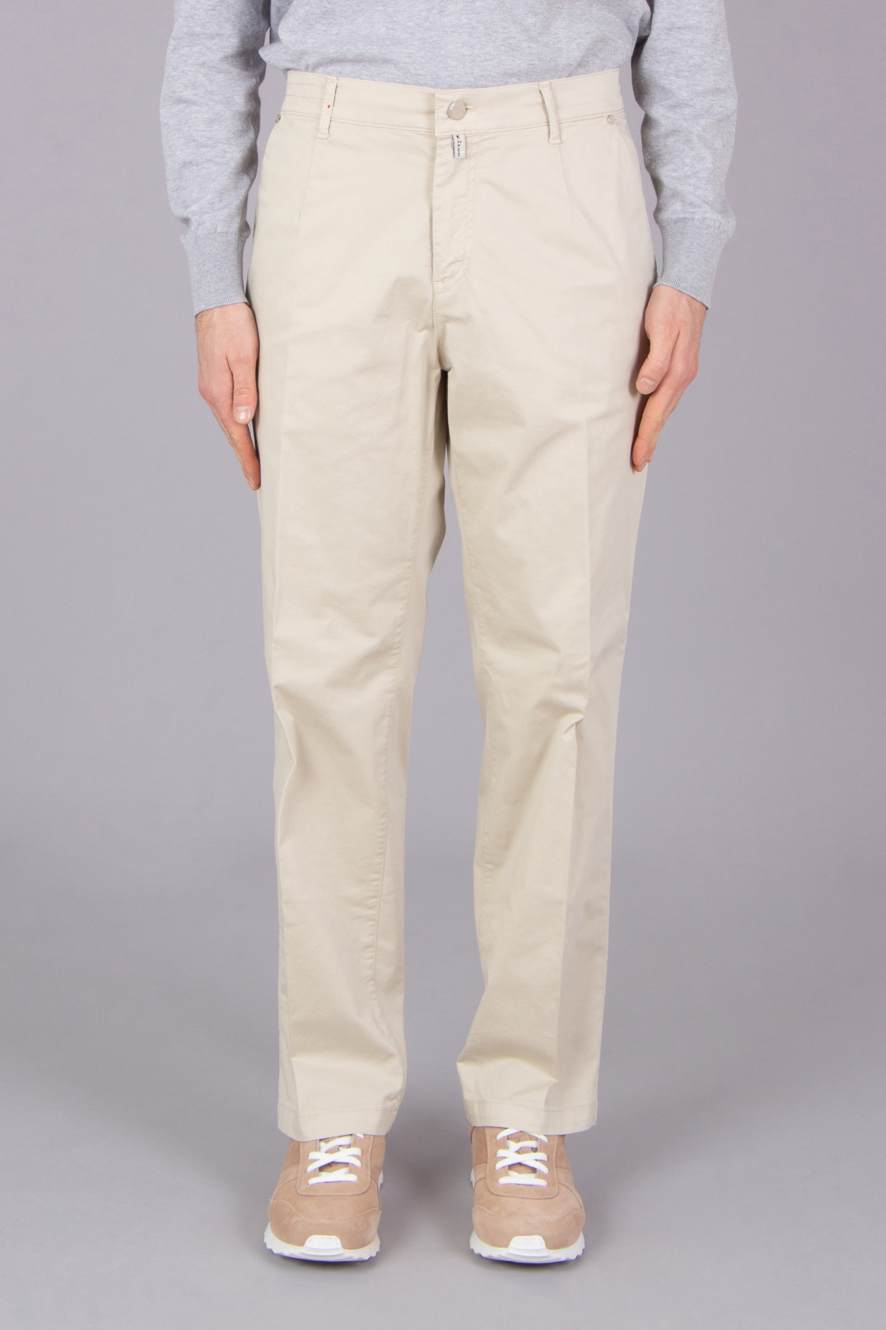 KITON Slim Fit Stretch Cotton Pants