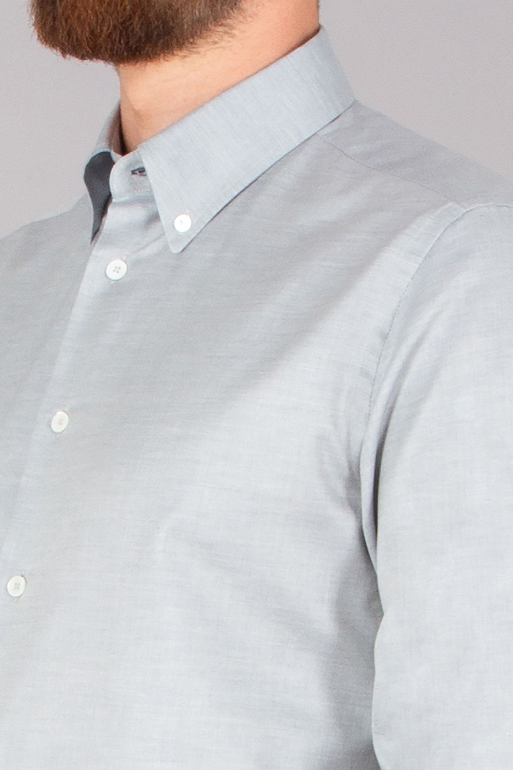 PAUL SMITH Casual Fit Cotton Twill Button-Down Shirt Bekleidung, Hemd, Kleid, Hemd, Langarm, Leinen