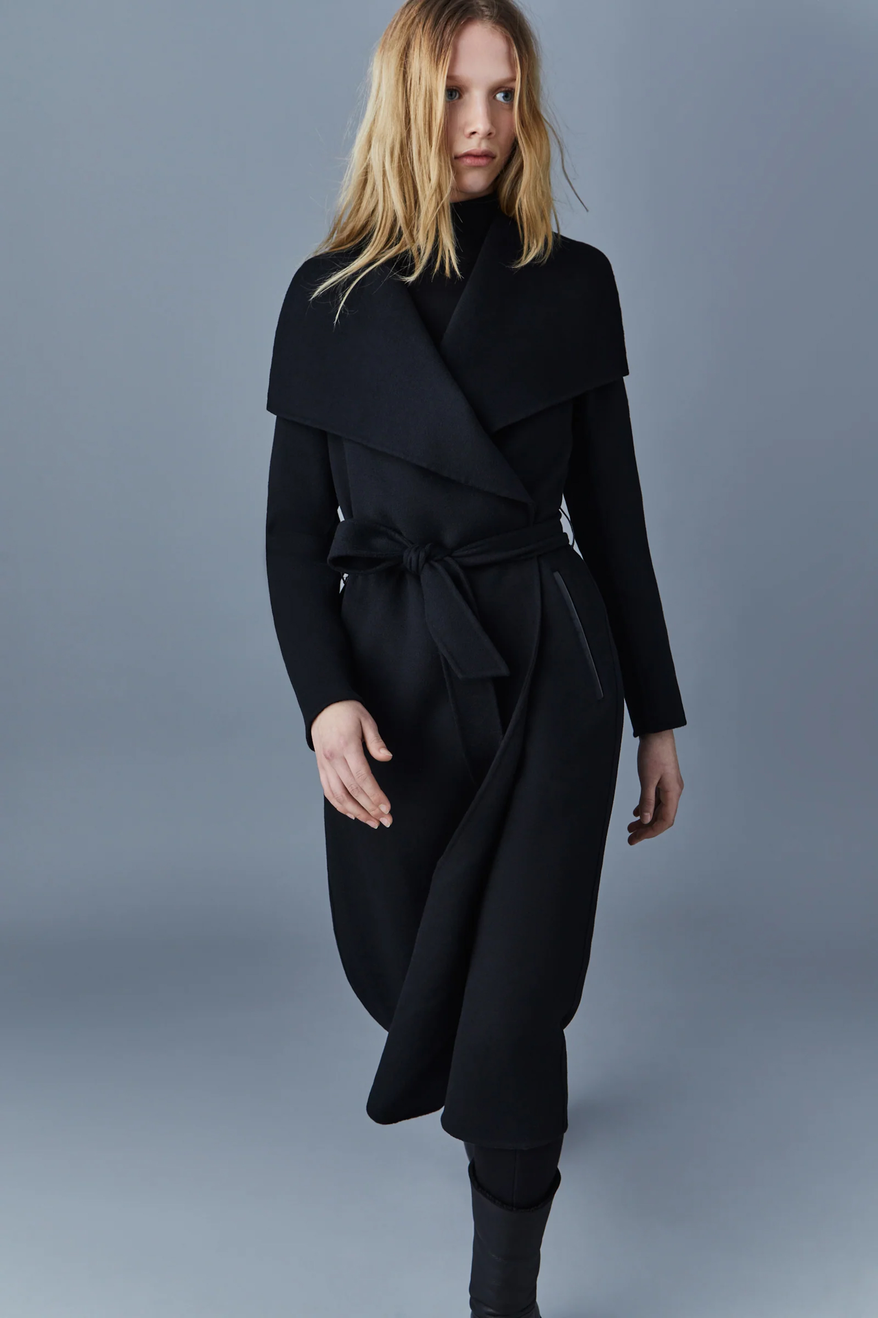 MACKAGE Double-Face Wool Wrap Coat Mai-Cn MACKAGE Double-Face Wool Wrap Coat Mai-Cn
