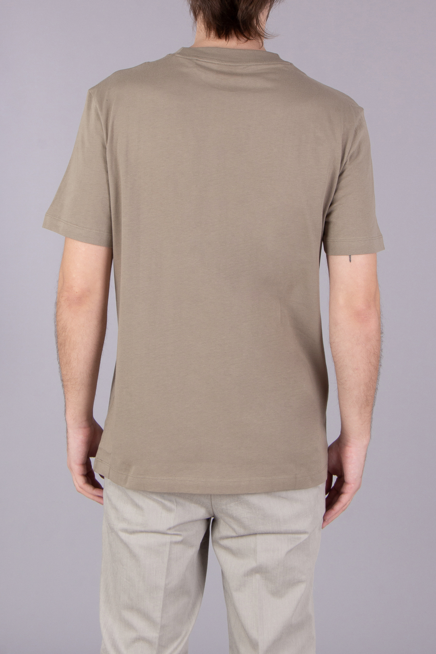 HUGO Regular Fit Embroiered Cotton Jersey T-Shirt Dalendi HUGO Regular Fit Embroiered Cotton Jersey T-Shirt Dalendi